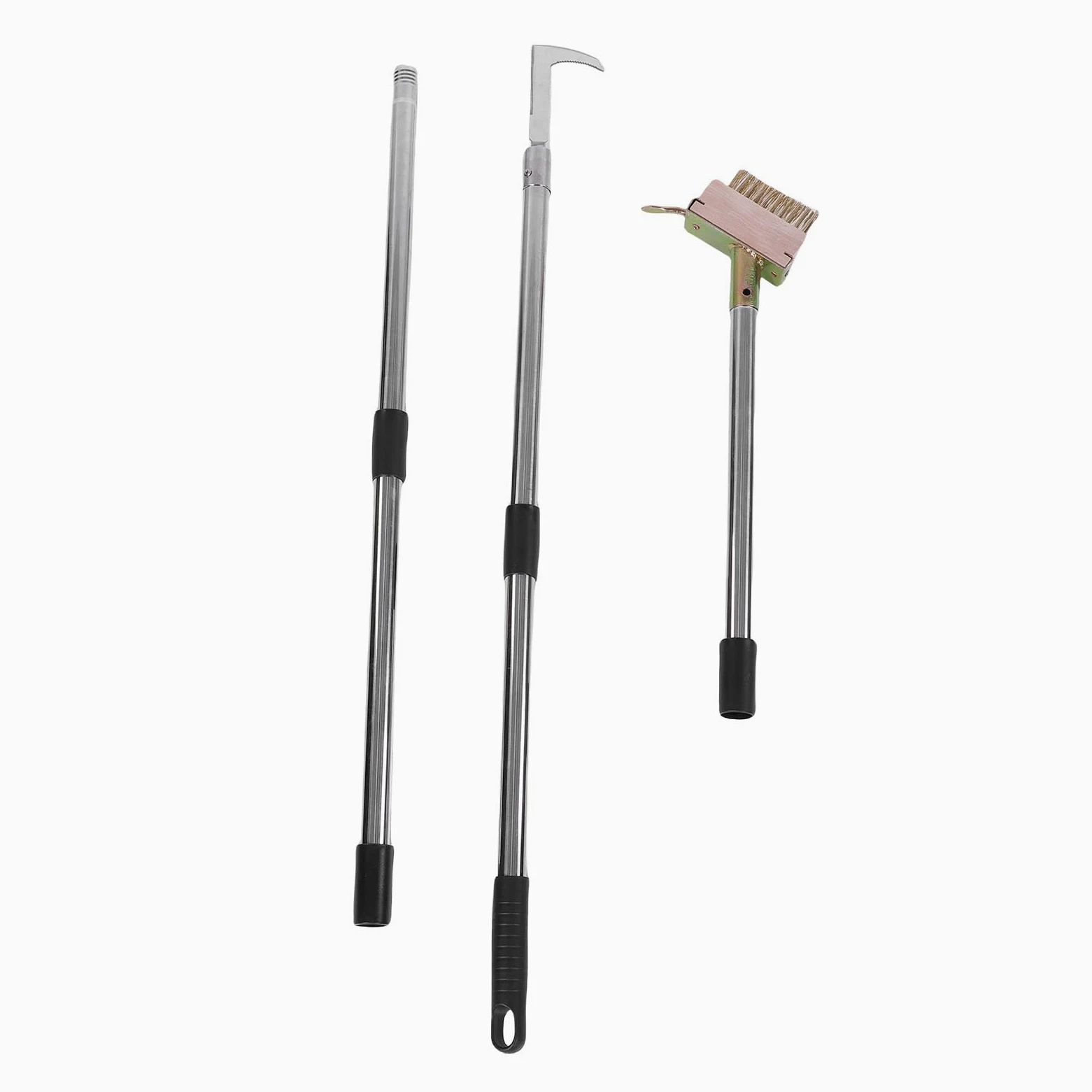 Fdit Outil de Désherbage pour Fissures, Grattoir de Joints avec Manche | Outil de Désherbage pour Allées, Terrasses et Joints, avec Manche Bois Durable