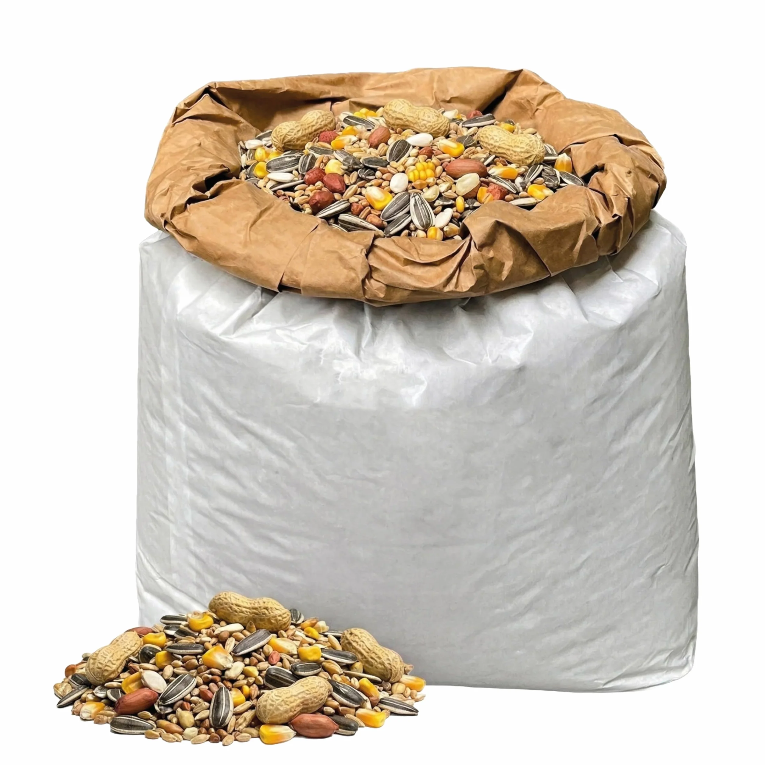 Mélange de graines pour perroquets 15 kg Ara cacatoès amazoniens cacahuètes pépins de soleil 14 ingrédients naturels Emballage économique