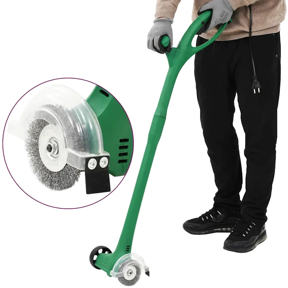 vidaXL Balayeuse de Mauvaises Herbes 140 W Vert