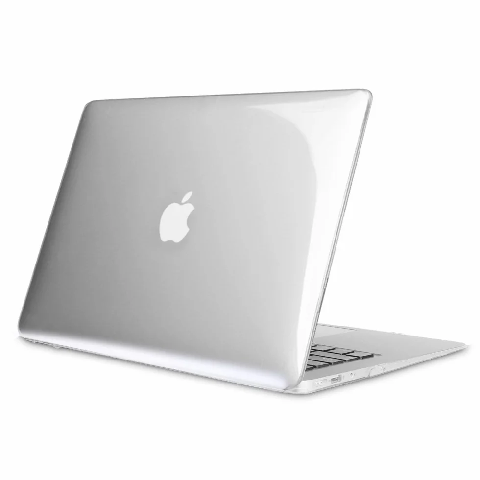 FINTIE Coque MacBook Air 13 Pouces A1466 A1369 2010-2017 Etui Plastique Rigide Transparent Cristallin