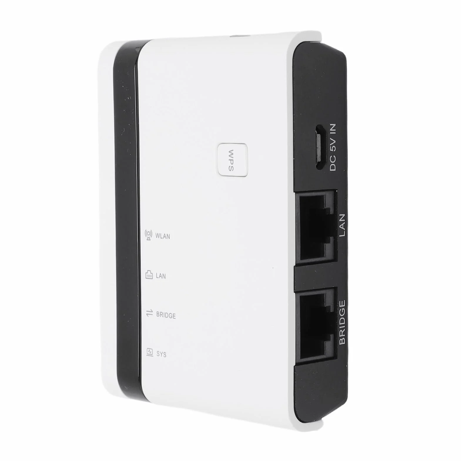 Luocute Serveur d'impression USB LAN 10/100 Mbps Support 4 Imprimantes Réseau sans Fil 2,4 G Prise UE