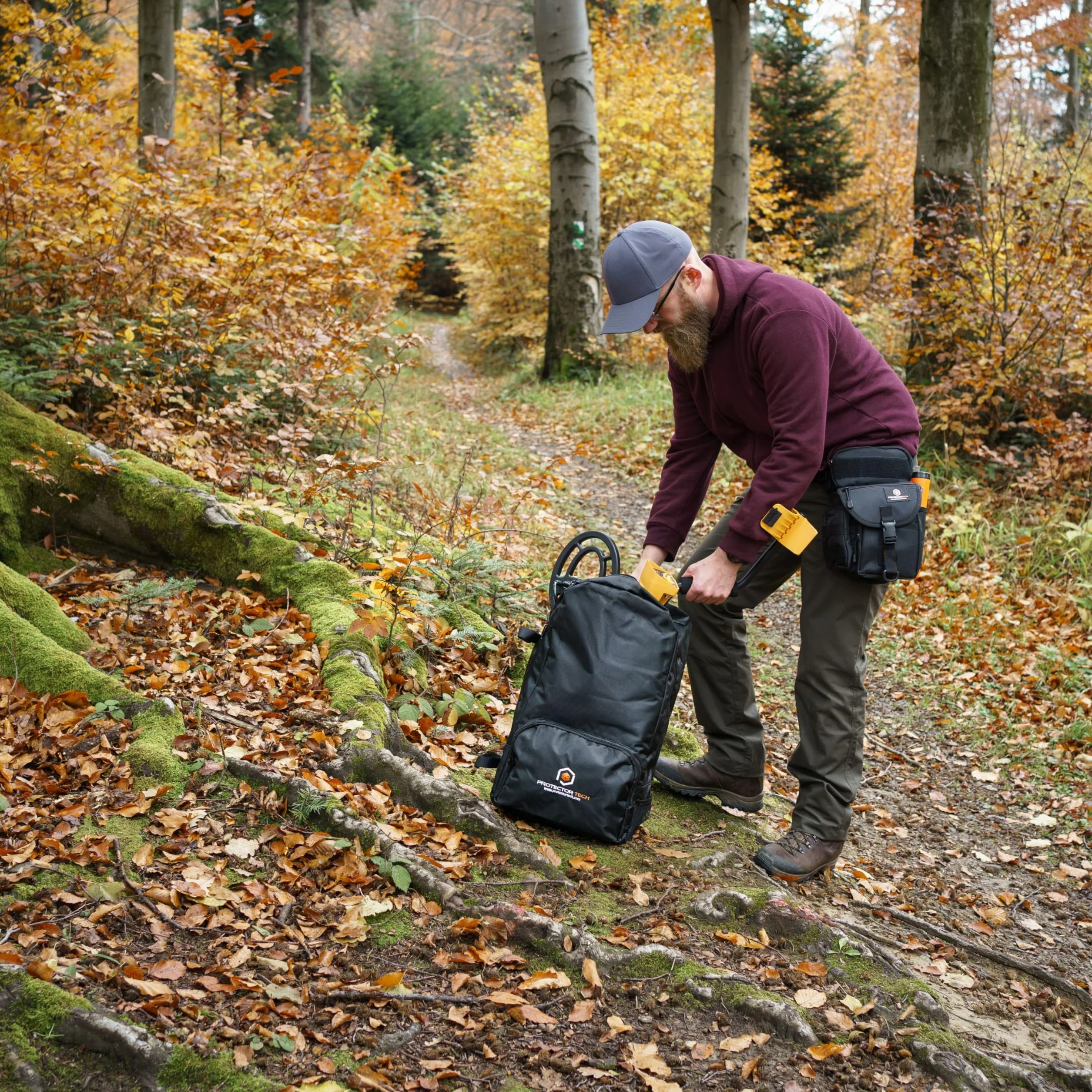Sac à dos HD pour Détecteur de Métaux avec support de pelle