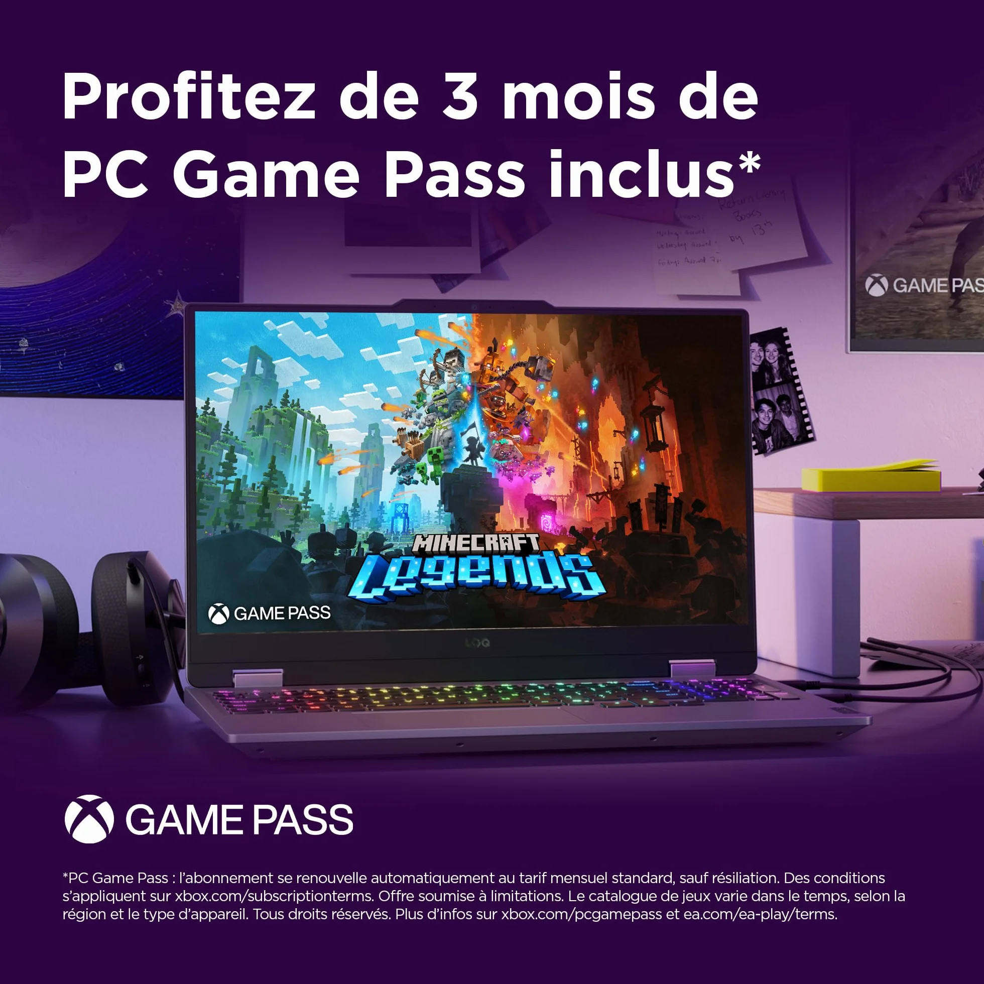 Lenovo LOQ 15IRX10 Ordinateur Portable Gaming 15.6" FHD 144Hz Intel Core i5-13450HX RAM 16Go SSD 512Go NVIDIA RTX 5060 8GB Clavier AZERTY Gris