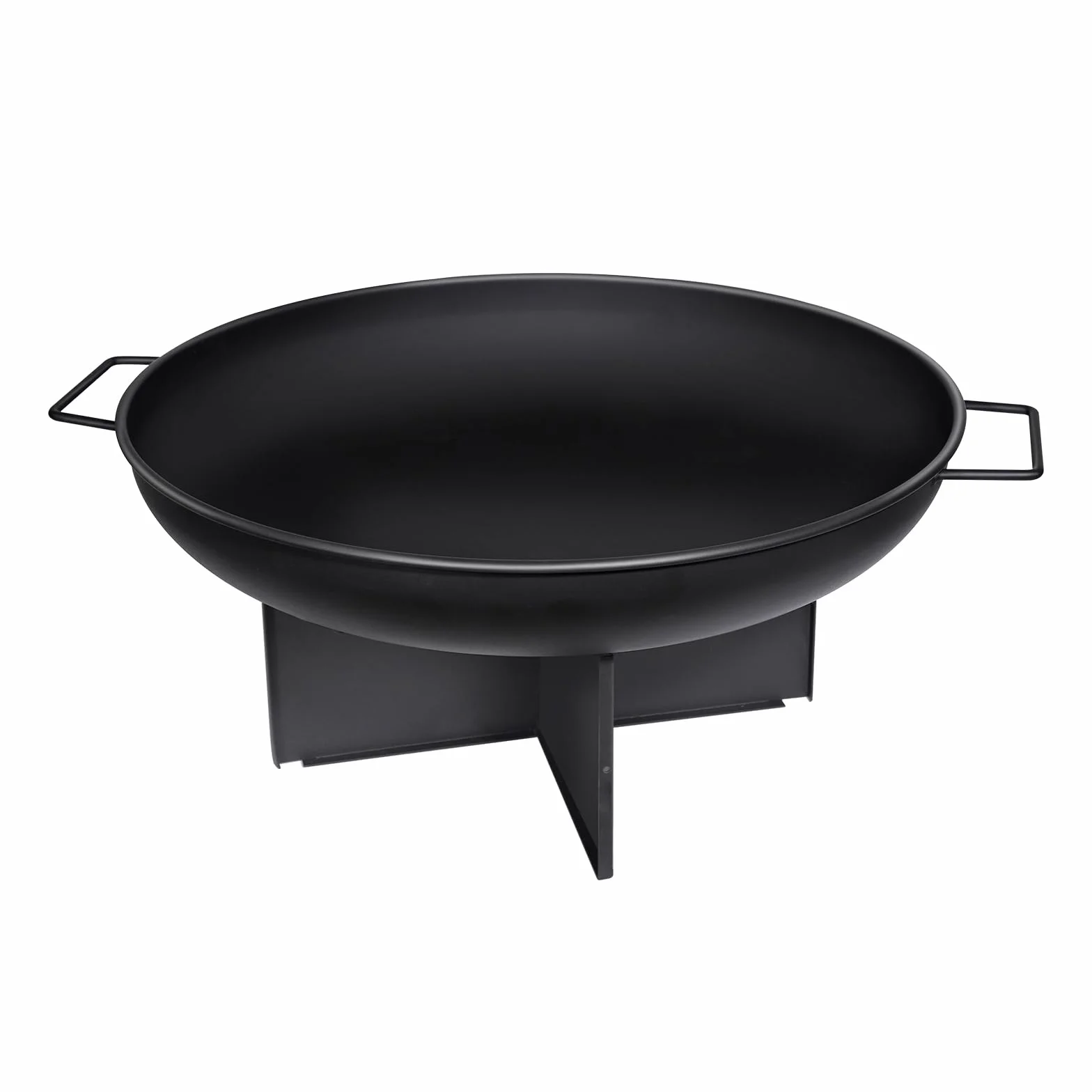 HYCHIKA Brasero Exterieur Ø60cm Foyer Bûcher Fire Pit Camping Jardin