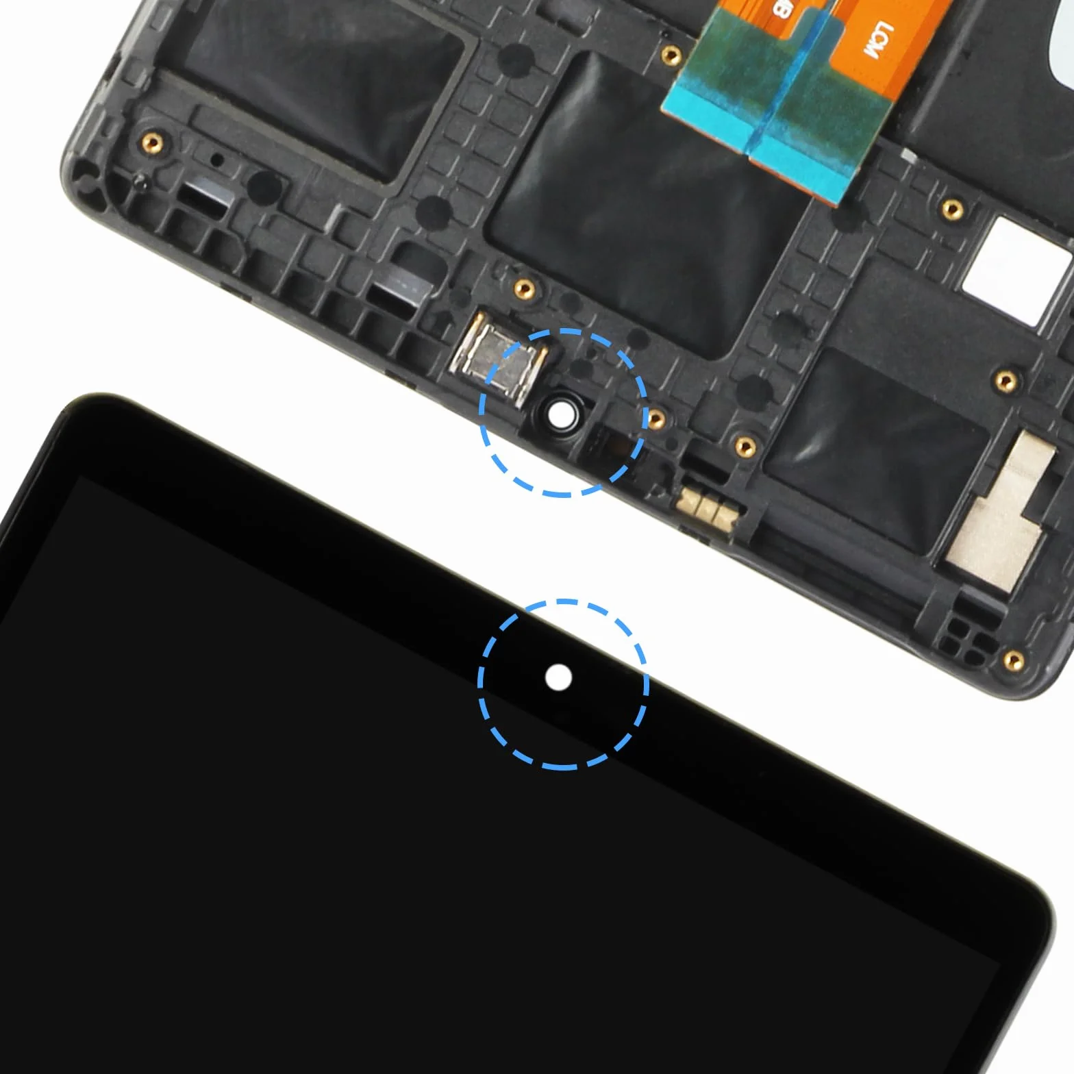Écran Remplacement Samsung Galaxy Tab A7 Lite LCD Display SM-T220 8.7" avec Cadre