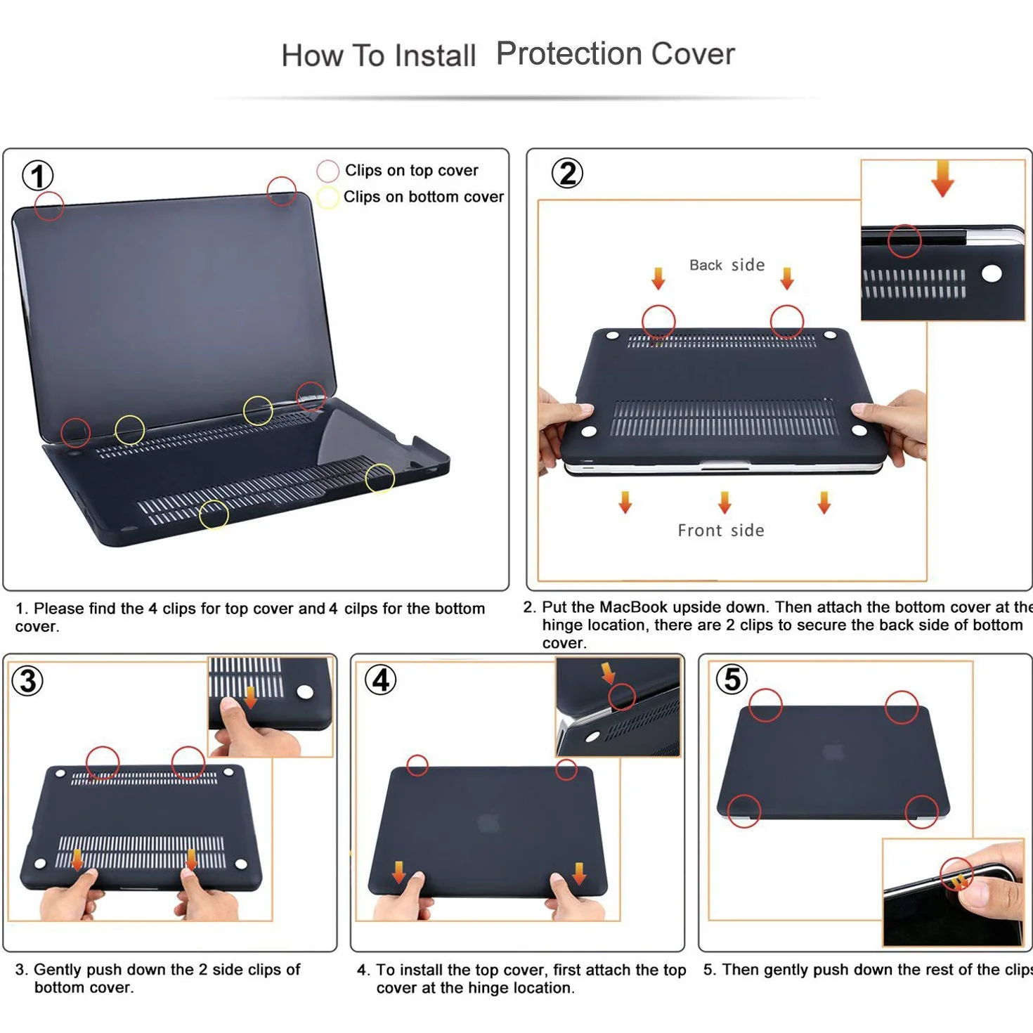 Coque MacBook Air 13,6 Pouces 2025-2022 Modèle A3240 A3113 A2681 avec Liquid Écran Retina, Étui Rigide & Sac & Couverture de Clavier, Fleur d'amandier