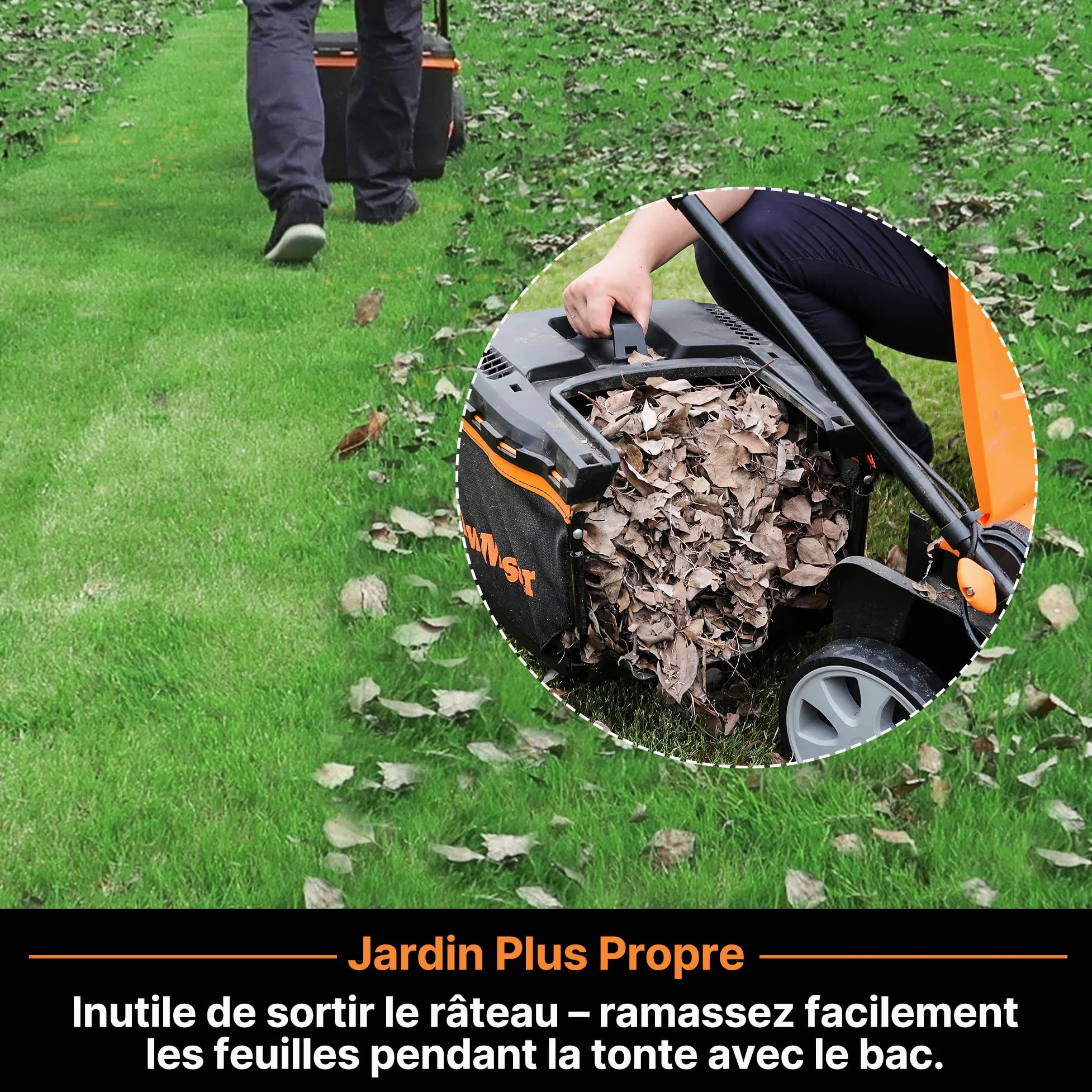 LawnMaster CLM2432K Tondeuse à Gazon Faucille sans Fil 24 V 32 cm Largeur de Coupe, 150 m², Hauteur de Coupe 25-65 mm, avec Batterie 4,0 Ah + Chargeur