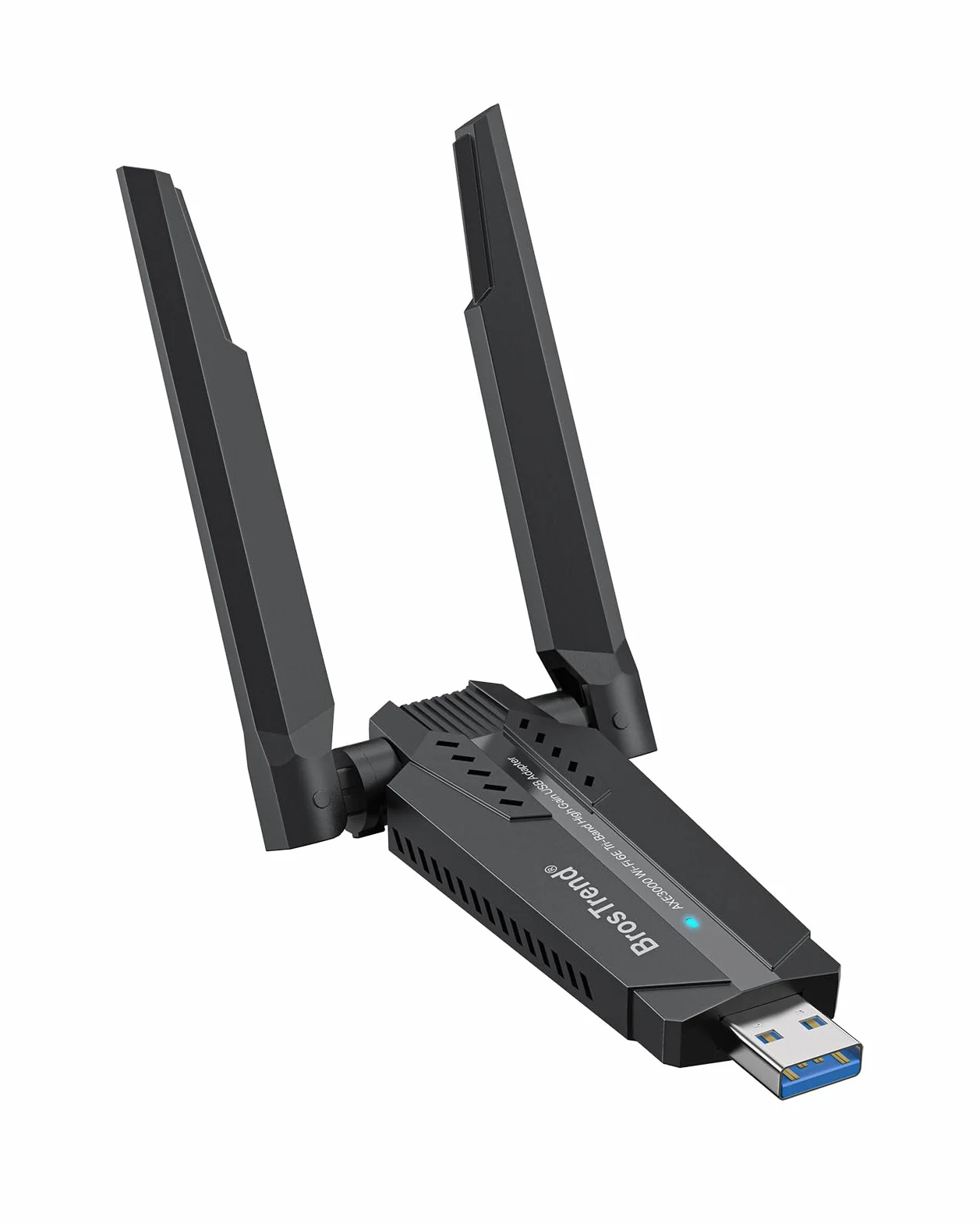 BrosTrend AXE3000 Clé WiFi Linux USB 6E Tri-Band 6GHz/5GHz/2.4GHz USB3.0 WPA3