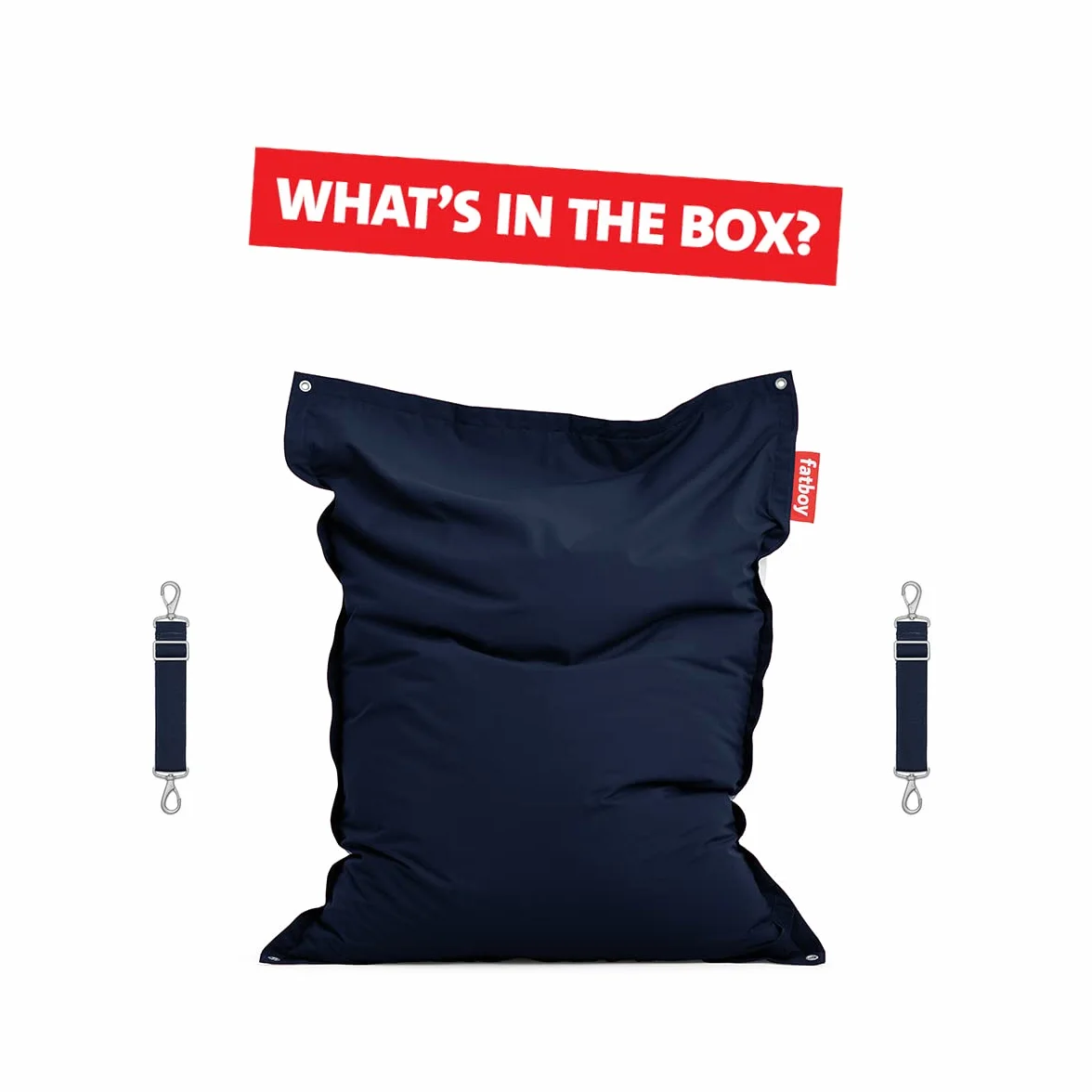 Fatboy Original Floatzac Bleu foncé Pouf Sol Eau Séchage Rapide Flottant