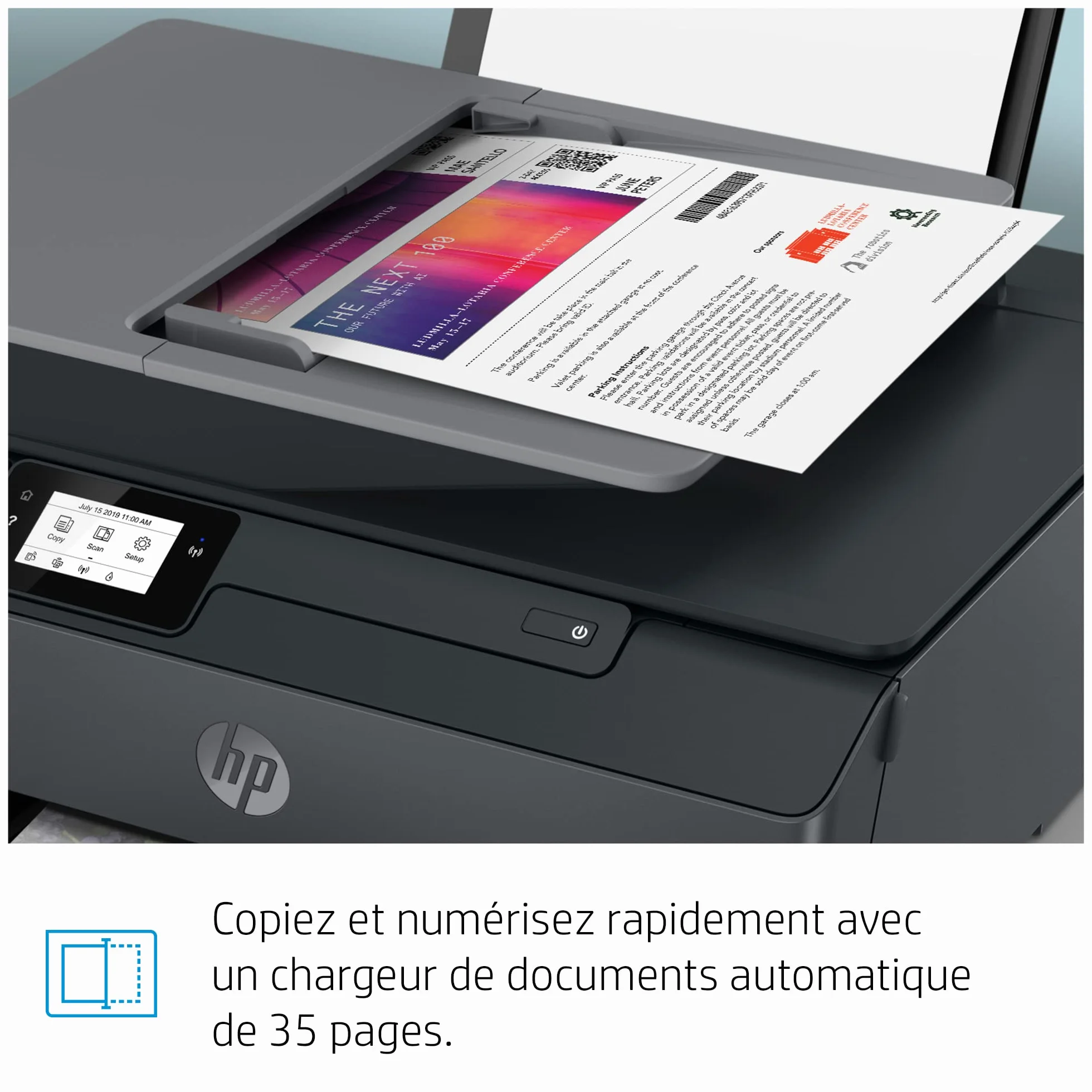 HP Smart Tank Plus 570 Imprimante tout en un Jet d'encre couleur 3 ans d'encre inclus A4 Wifi
