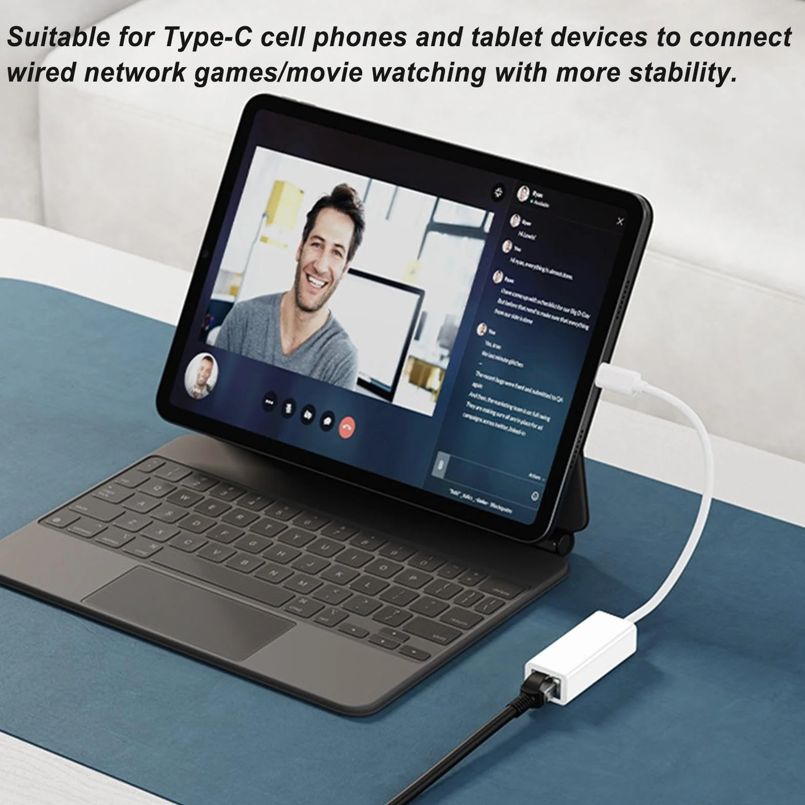 Adaptateur réseau USB C Ethernet LAN haute performance
