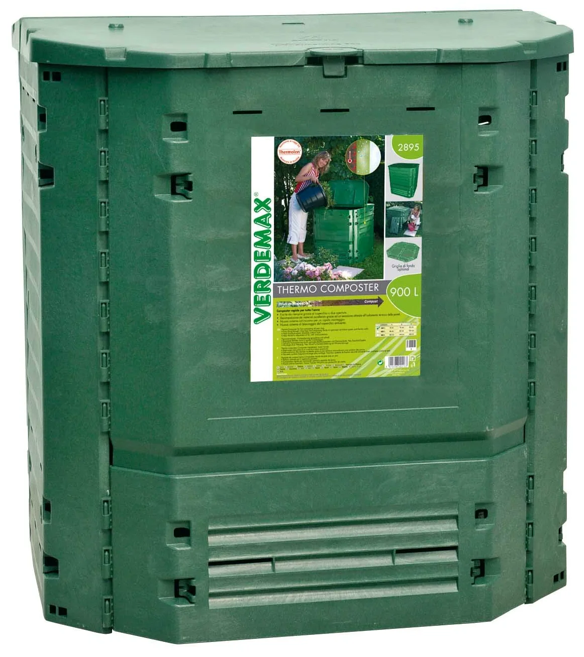 Verdemax Thermo King 2895 Composteur 900 l 100 x 100 x 100 cm