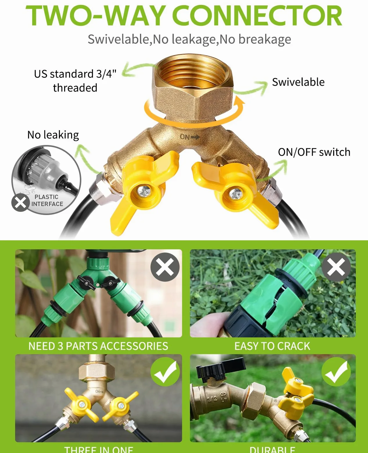 HIRALIY Kit d'irrigation goutte à goutte de 30,5 m, système d'arrosage pour plantes, 8 x 5 mm, tube de distribution vierge, équipement d'irrigation automatique pour jardin, serre, parterre de fleurs,