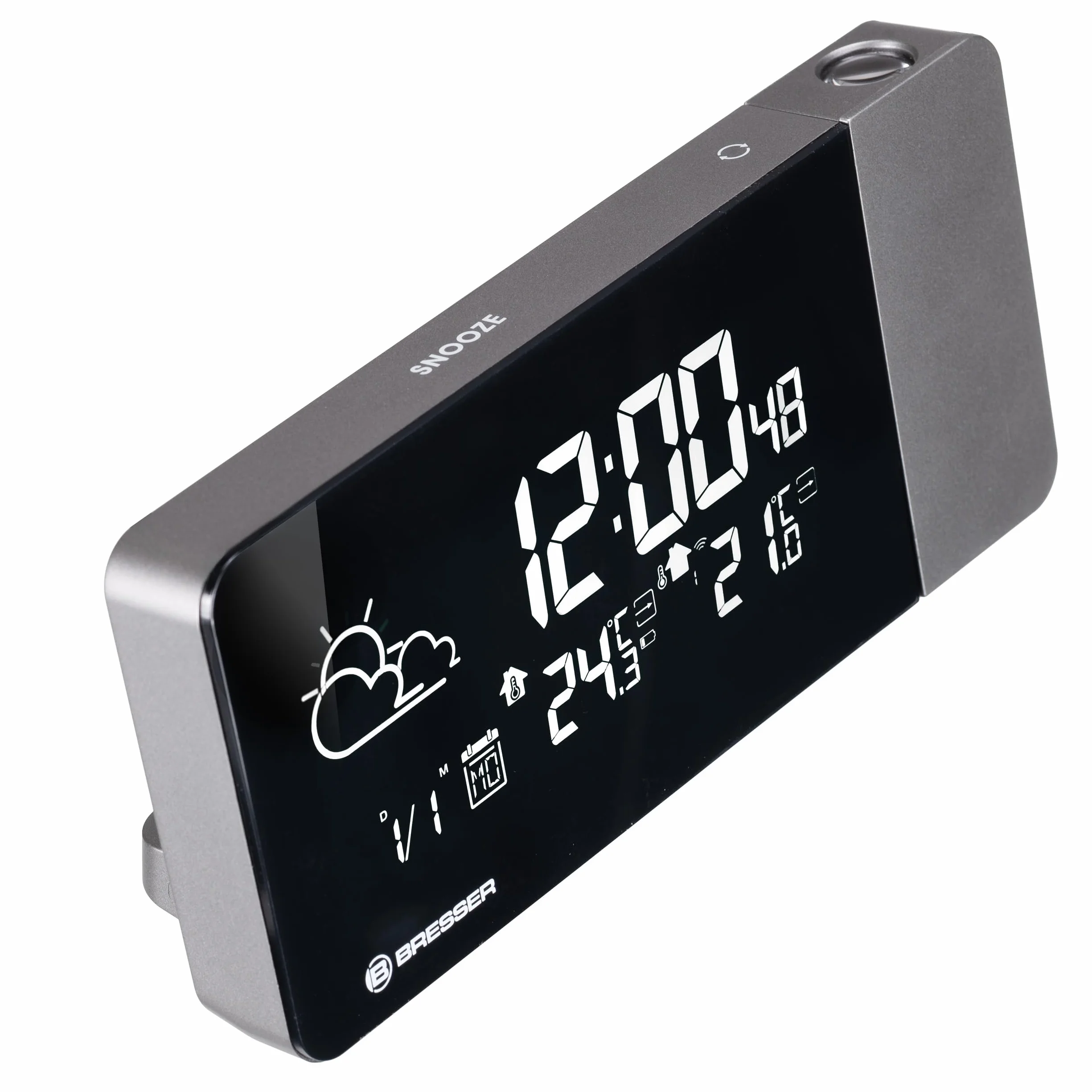 Bresser Station météo sans fil avec projection, 256 couleurs | Bresser Station météo sans fil avec projection, 256 couleurs