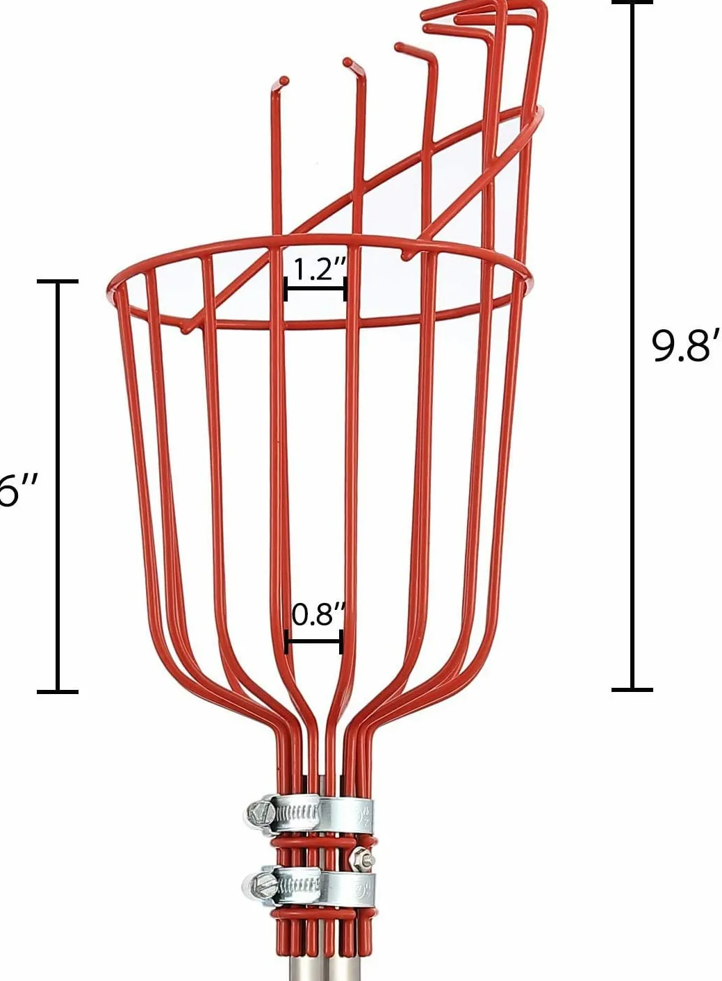 HOSKO Outil de cueillette de fruits 8FT