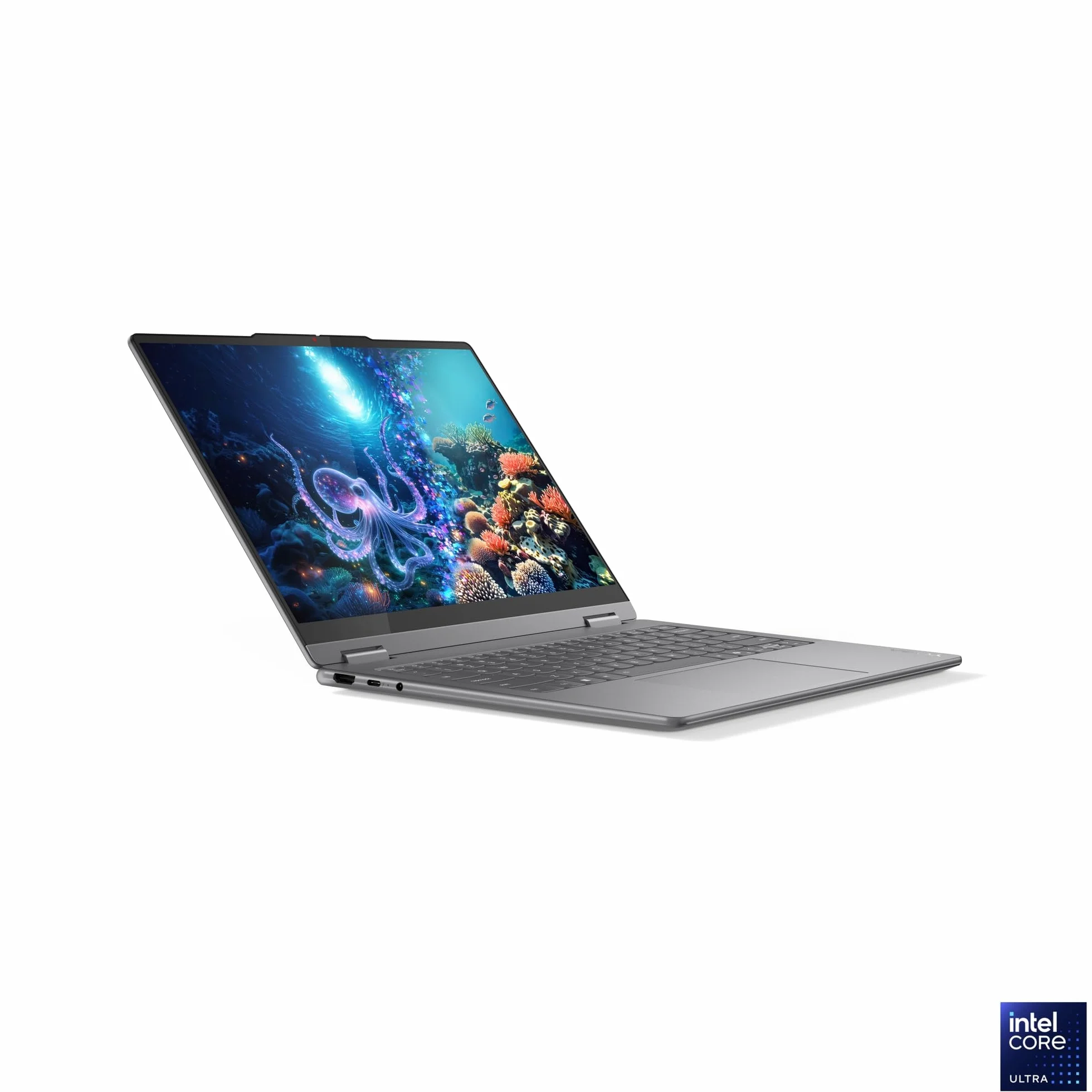 Lenovo Yoga 7 2-en-1 14ILL10 Ordinateur Portable 14" WUXGA OLED Tactile Intel Ultra 5 226V RAM 16Go SSD 512Go Intel Arc Windows 11 Clavier AZERTY Gris