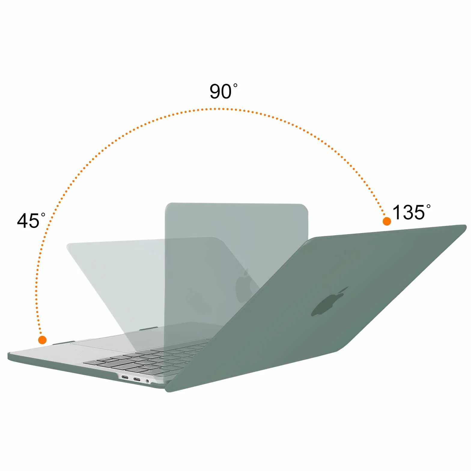 MOSISO Coque Compatible MacBook Pro 13 Pouces 2026-2016 M2 M1 A2338 A2289 A2251 A2159 A1989 A1706 A1708 Touch Bar, Étui Protection Plastique Rigide Vert Minuit