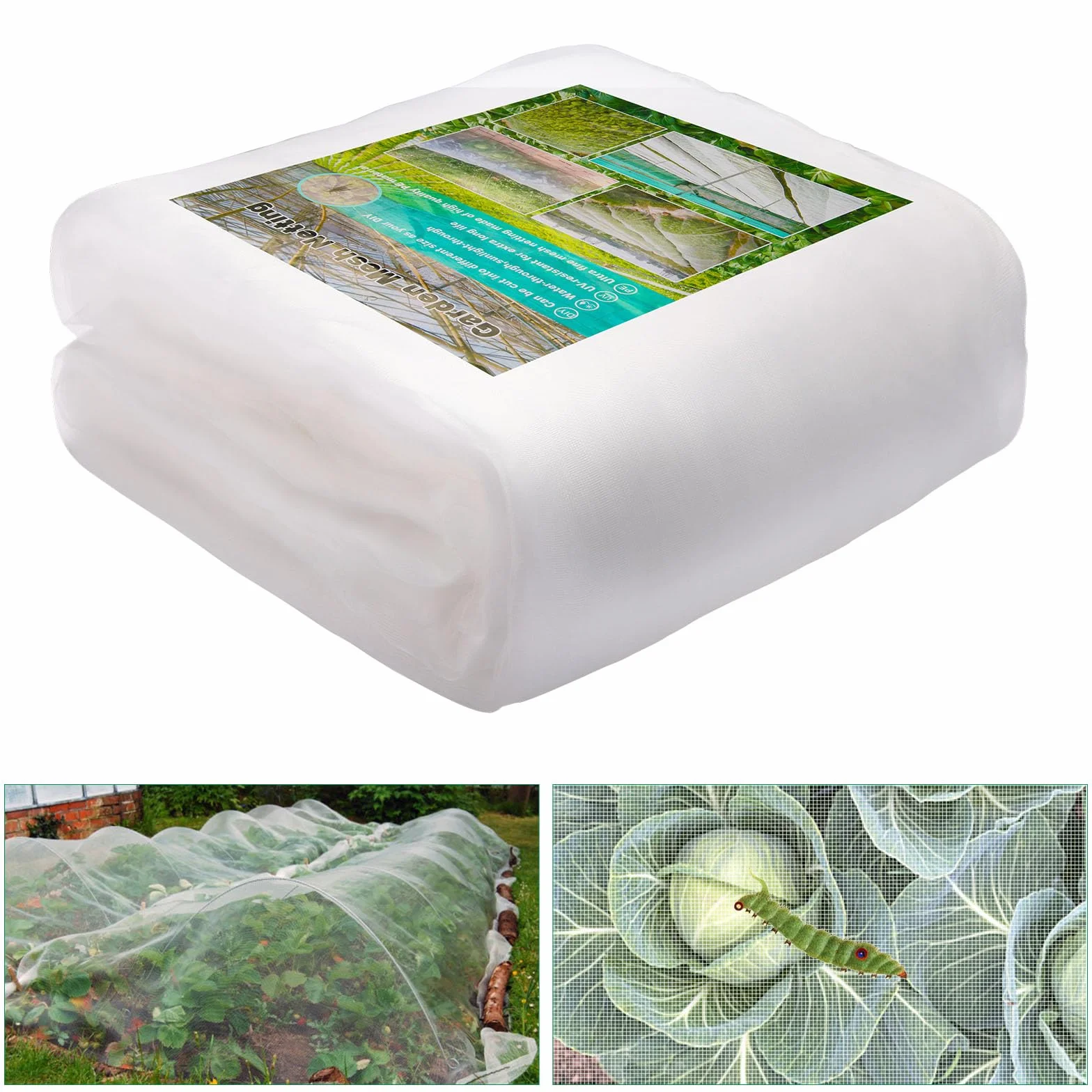 Filet à légumes de Jardin 3 x 6 m - Filet de Protection Contre Les Insectes pour Plantes et Légumes