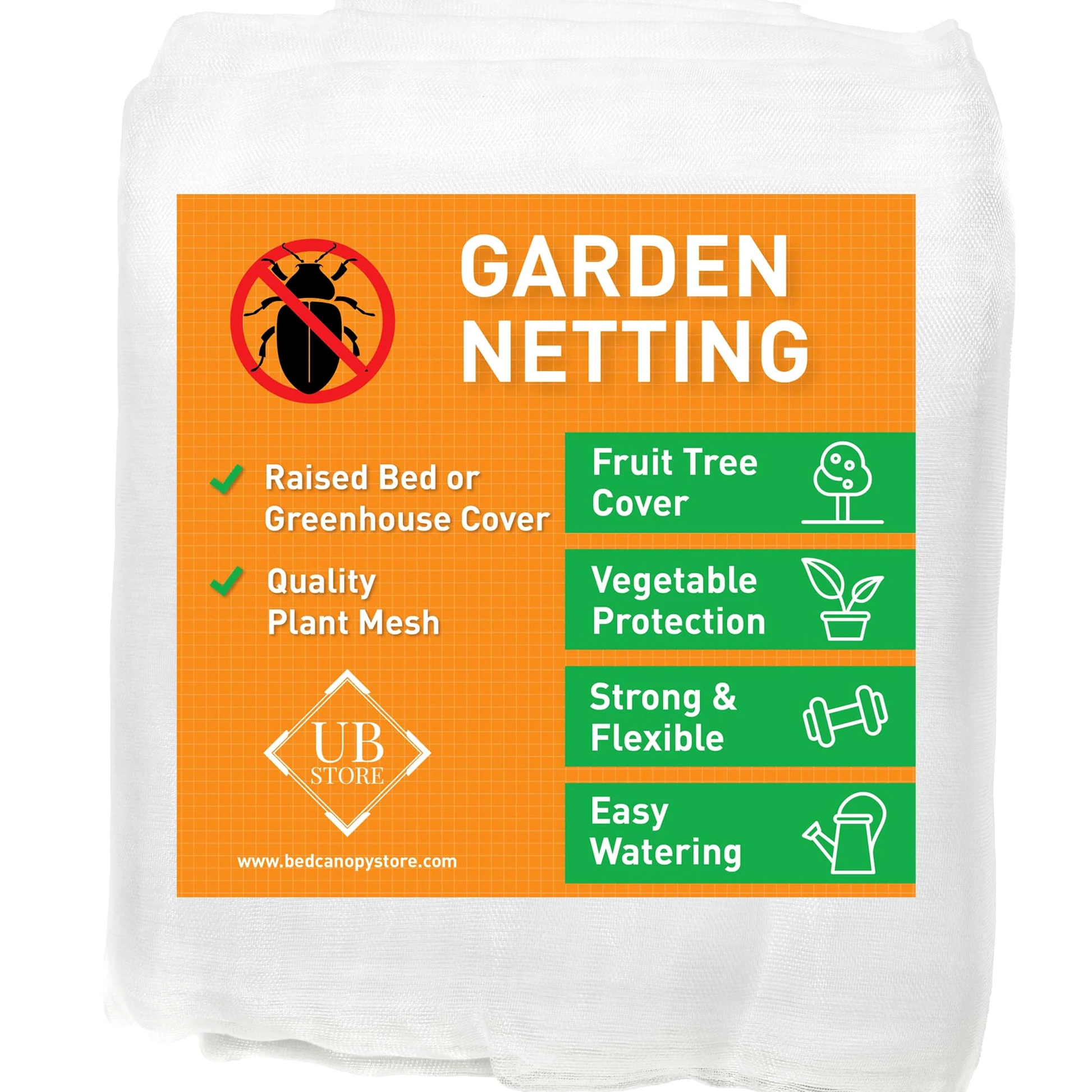 Filets pour Jardin 3x15 M, Filet Anti Insecte Potager | Tissu Maillé Blanc | Filet Anti-Oiseaux pour Fruits et Légumes, Protection Potager