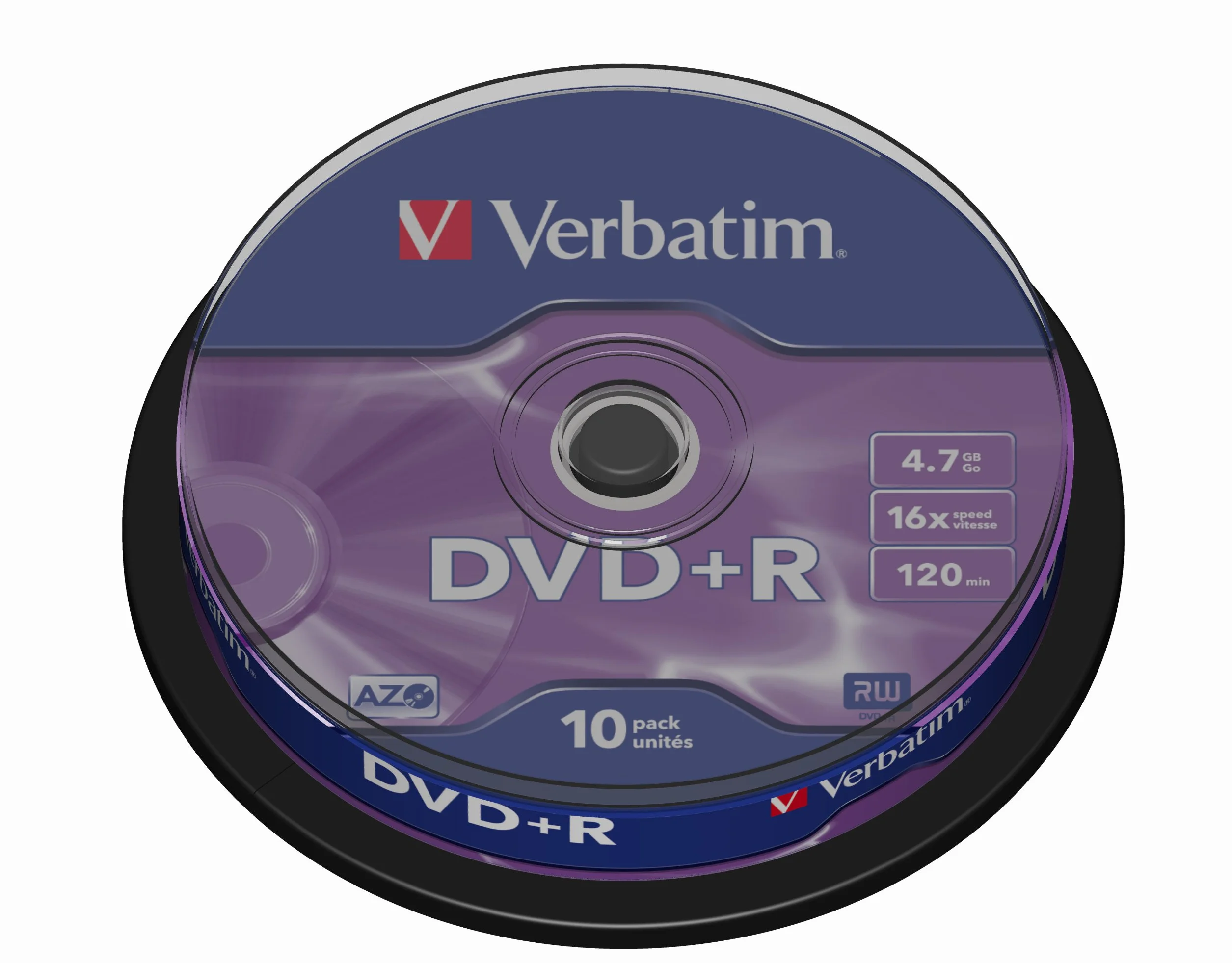 Verbatim DVD+R 4,7 Go 16x Lot de 10