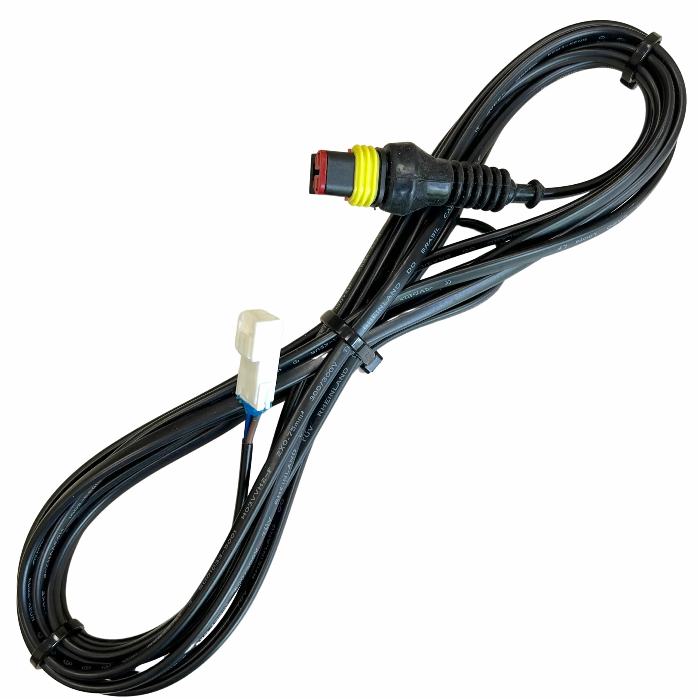 TIMBERA Câble de charge 5 m pour Worx Landroid S300 - Mâle vers Femelle - Câble d'alimentation basse tension pour base de charge et alimentation 5 mètres