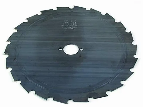 Ratioparts Couteau de débroussailleuse 22 Dents Diamètre extérieur 225 mm Diamètre extérieur 25,4 mm Épaisseur 1,8 mm Noir