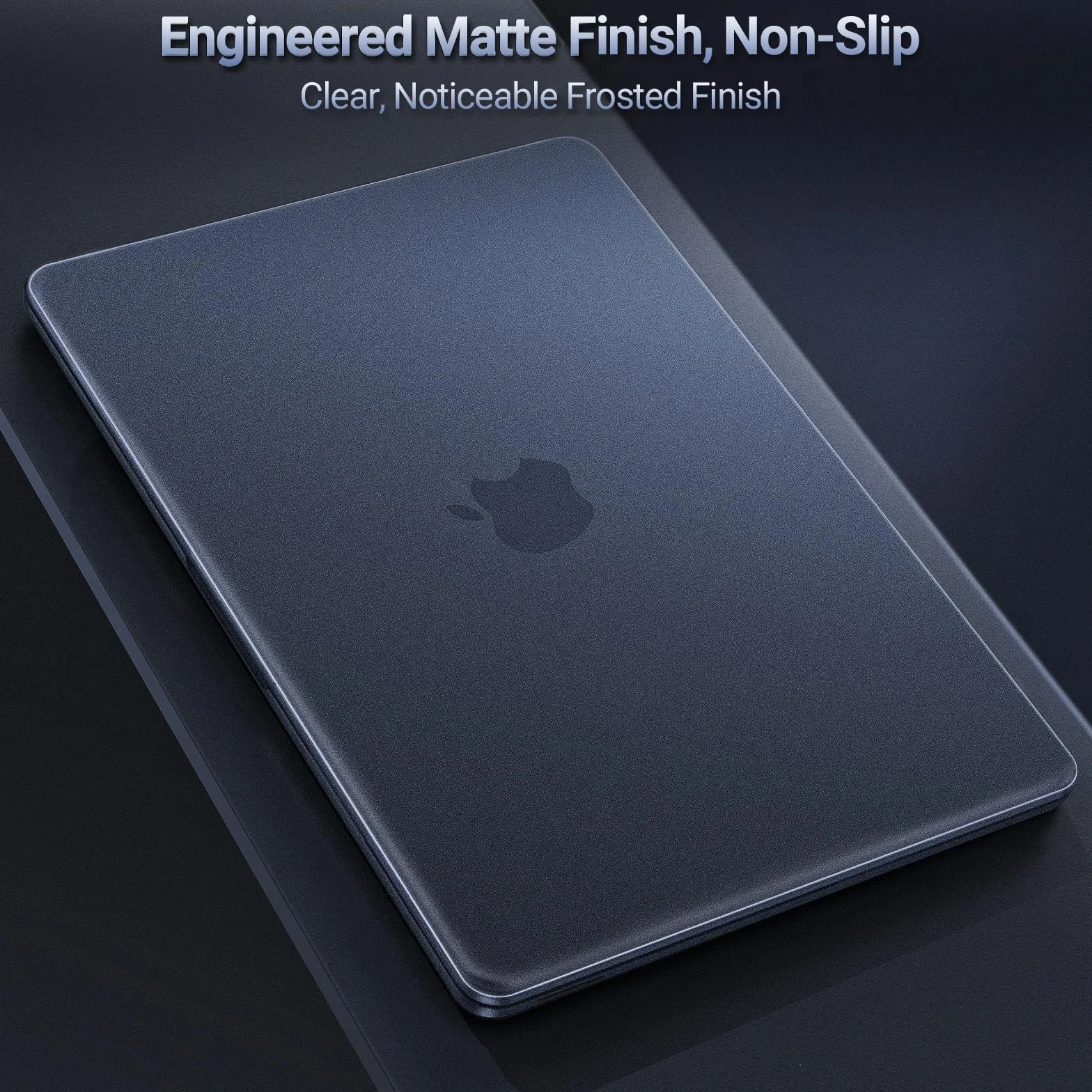 MOSISO Coque Compatible avec MacBook Neo 13 Pouces 2026 A3404 Puce A18 Pro, Rigide Ultra-Mince Naturel Anti-Empreintes, Indigo Clair