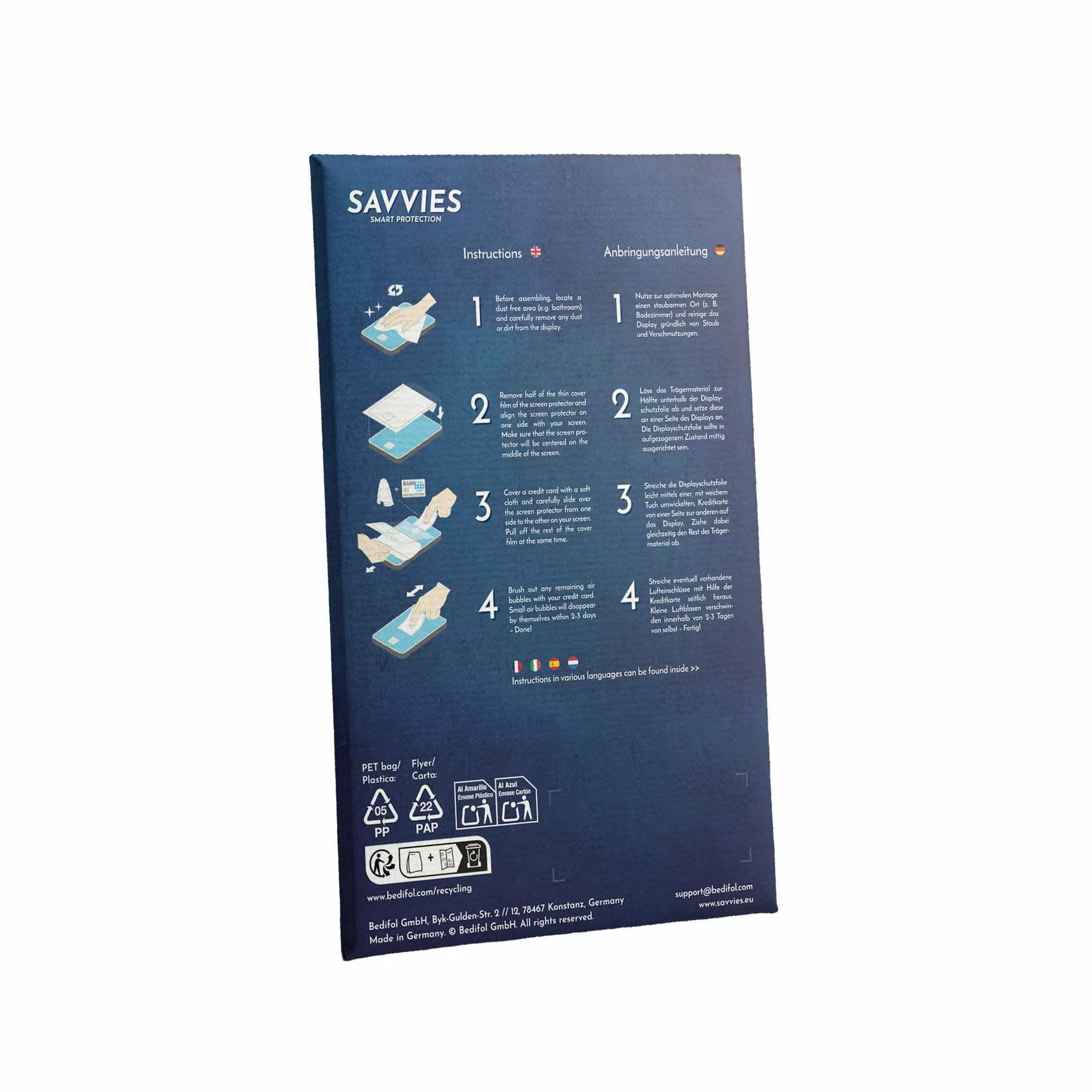 Savvies Protection Ecran pour Blackview W50 Pro 1.45" 6 Pièces - Film Protection Ultra Clair
