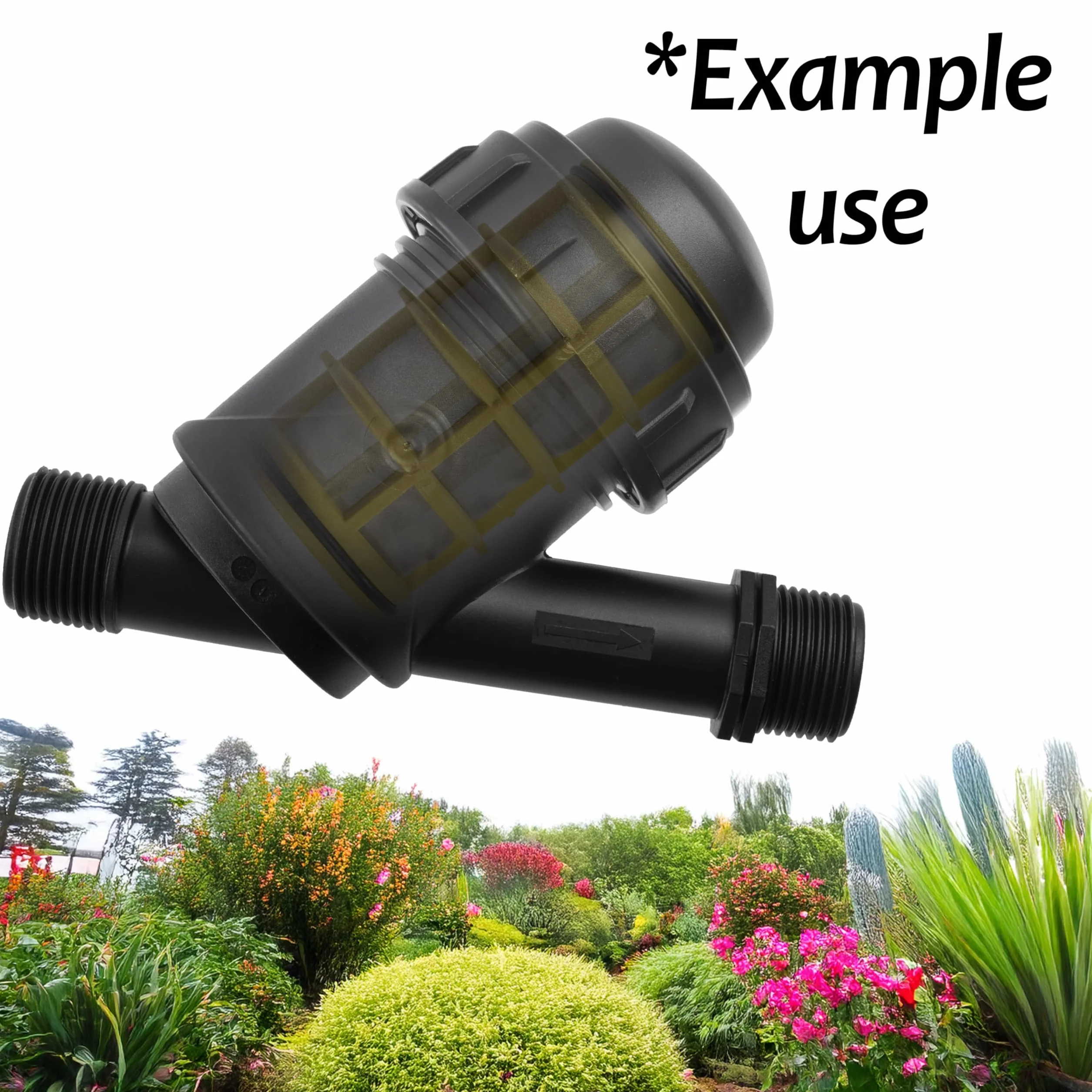 AERZETIX Filtre à Tamis 1" Irrigation Arrosage Goutte à Goutte 6 Bars 120mesh 6m3/h Plastique