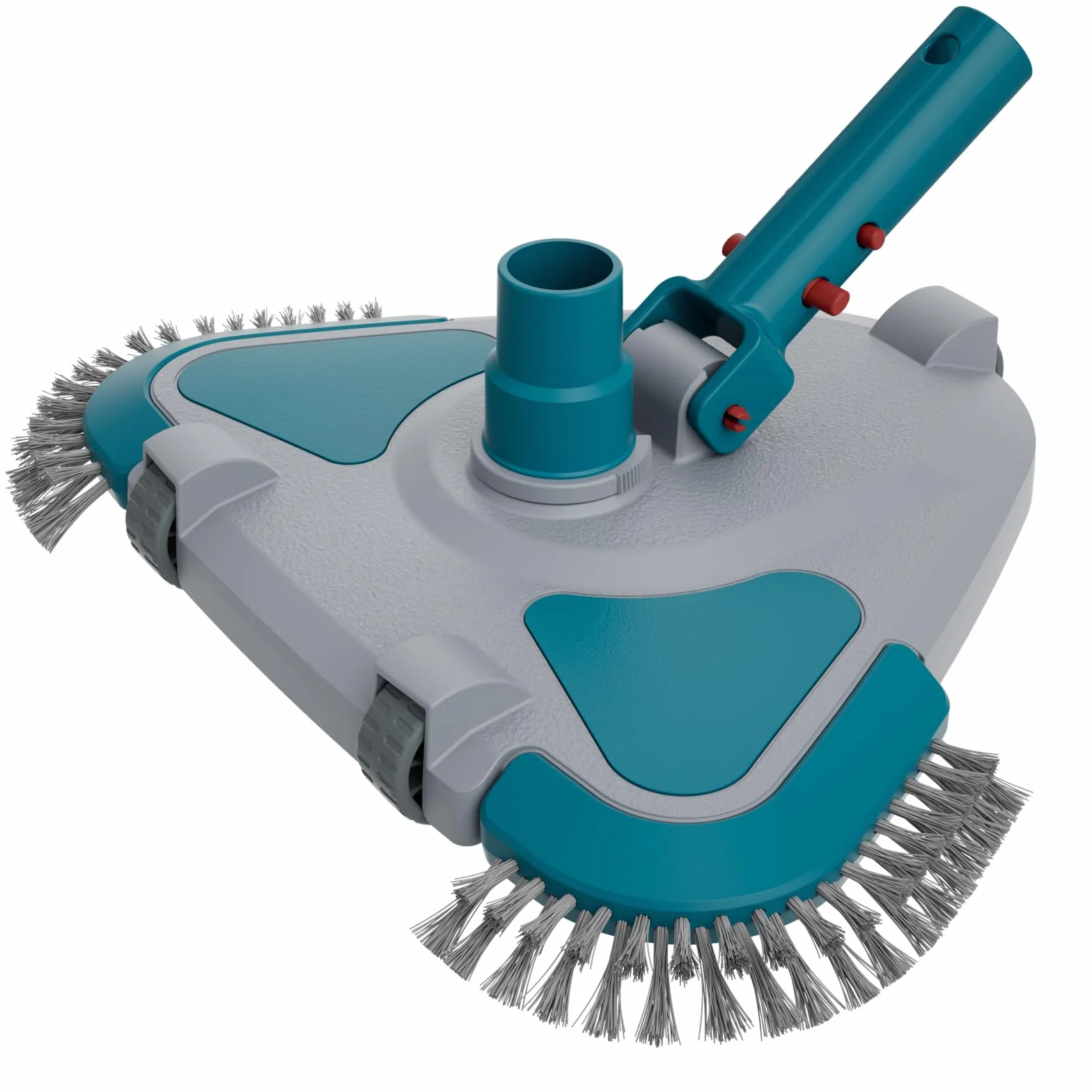 POOLWHALE Tête d'aspirateur triangulaire lestée rotative pour piscine vinyle