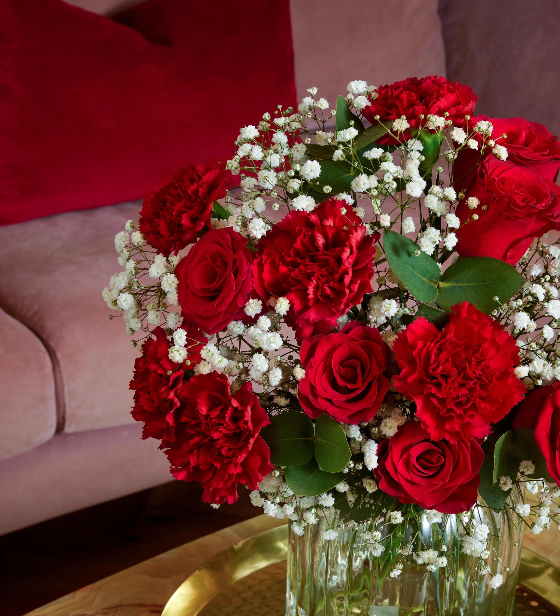 Amore Bouquet Bouquet de roses rouges Saint-Valentin Cadeau fleurs fraîches