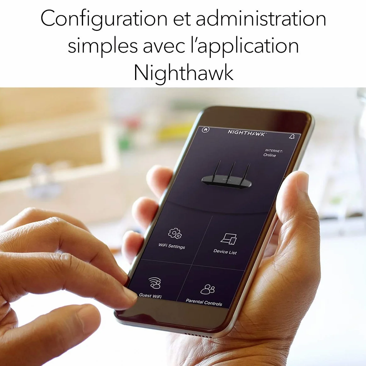 Netgear Routeur WiFi 6 AX1800 RAX10 Bi-Bandes 1,8 Gbit/s