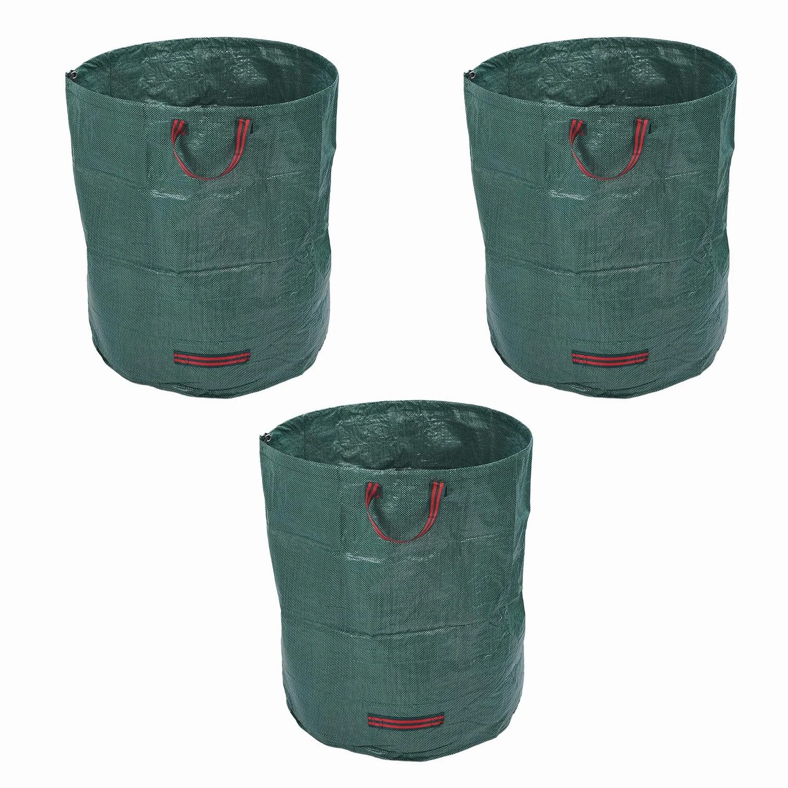 Generic Sacs à Feuilles de Jardin Réutilisables, 4 Pièces, Stockage Durable des Déchets de Grande capacité pour des Tâches de Jardinage Faciles, en Matériau PP (500L)