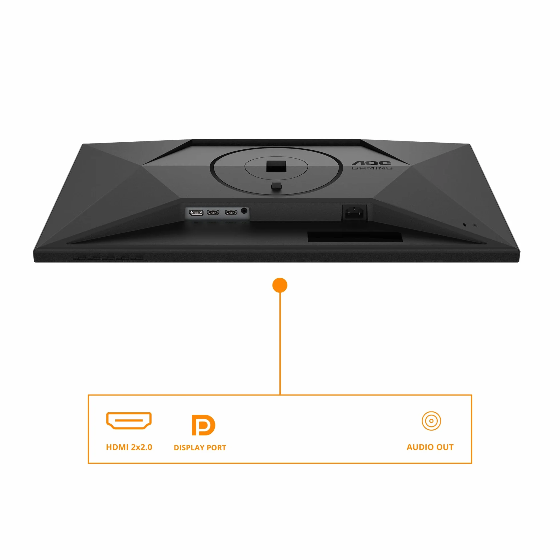 AOC Gaming Moniteur Q27G4XD 27 Pouce 180Hz Fast IPS 1ms GtG HDR400 G-Sync Compatible 2560x1440 HDMI DP Noir