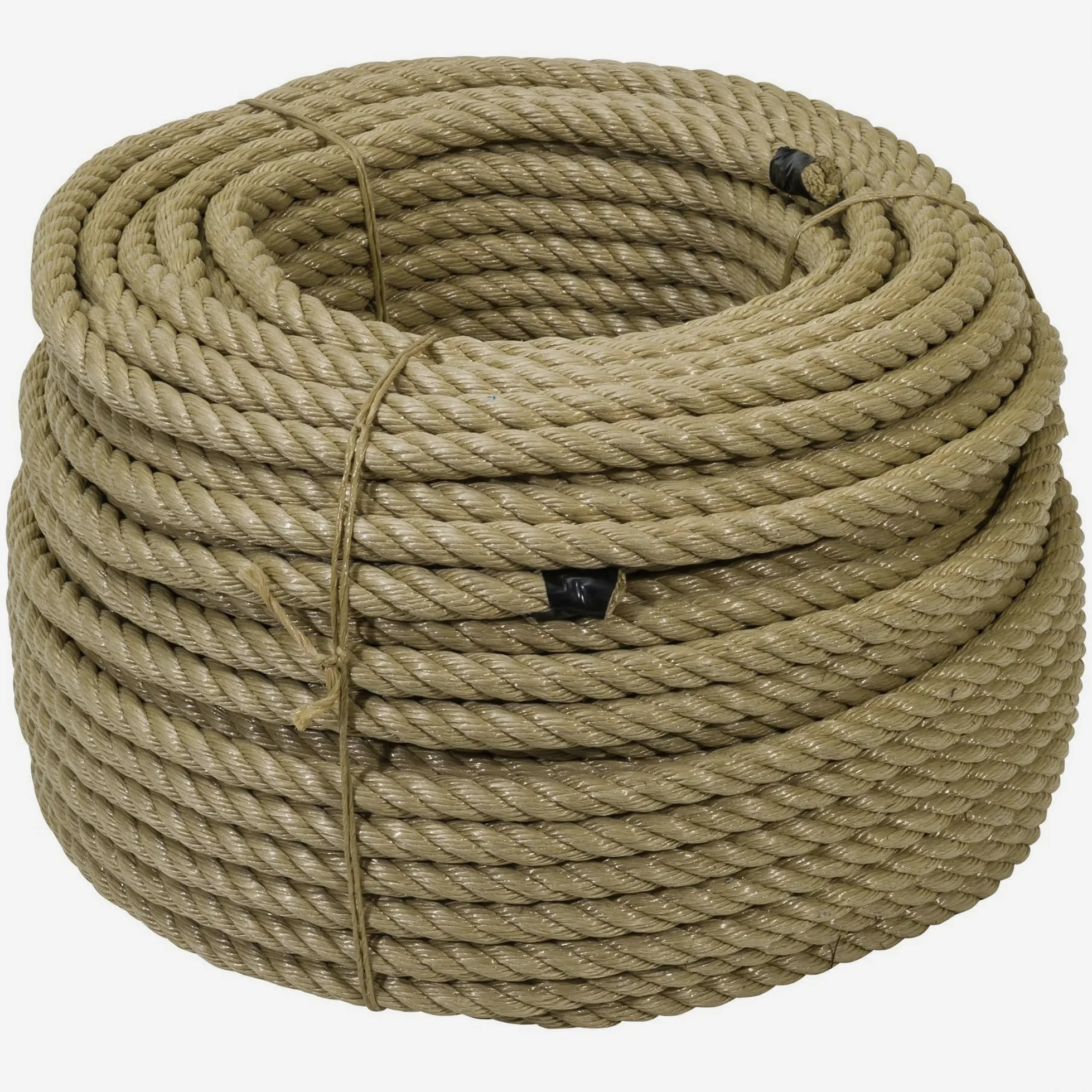 WERKA PRO Corde Polypropylène Ø18mm x 100m - Résistance 4510kg - Traitement Anti-UV - 4 Torons - Usage Arrimage Fixation Bric