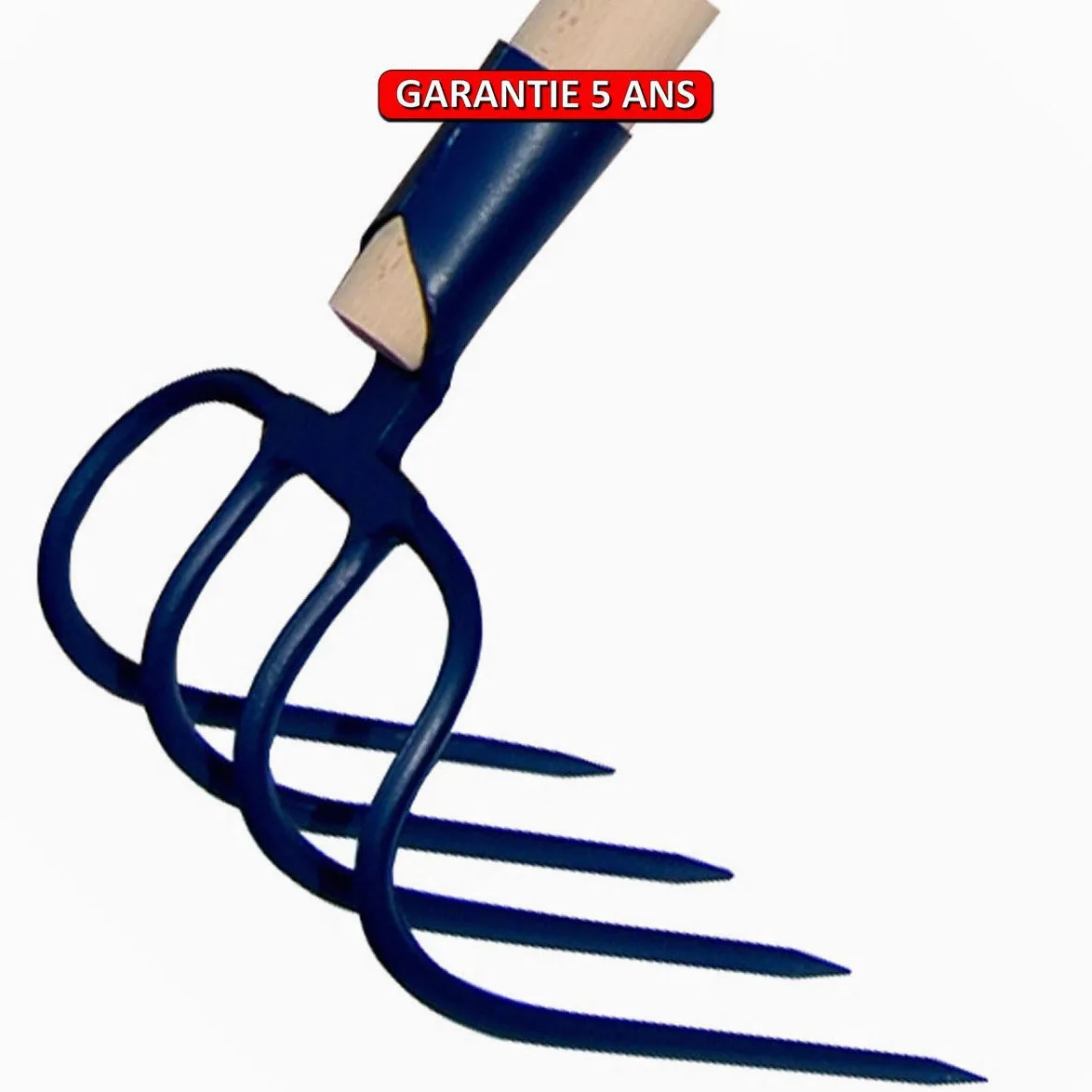Outils Perrin Croc à Fumier à Douille sans Manche, 4 Dents, 21cm Largeur