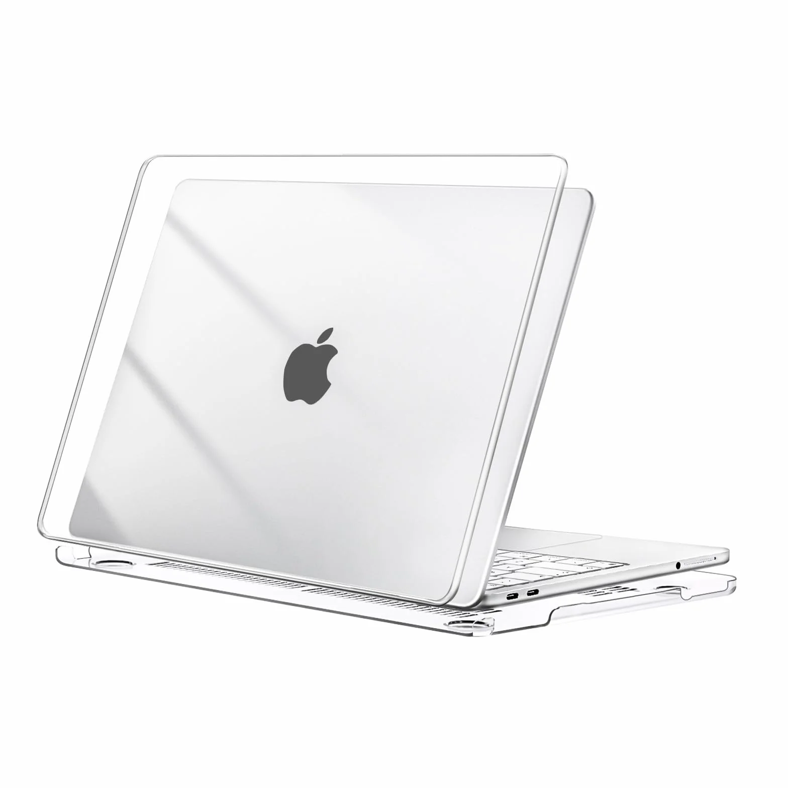 MOSISO Coque Compatible MacBook Neo 13 Pouces 2026 A3404 Puce A18 Pro Rigide Protectrice Antirays Cristal Clair