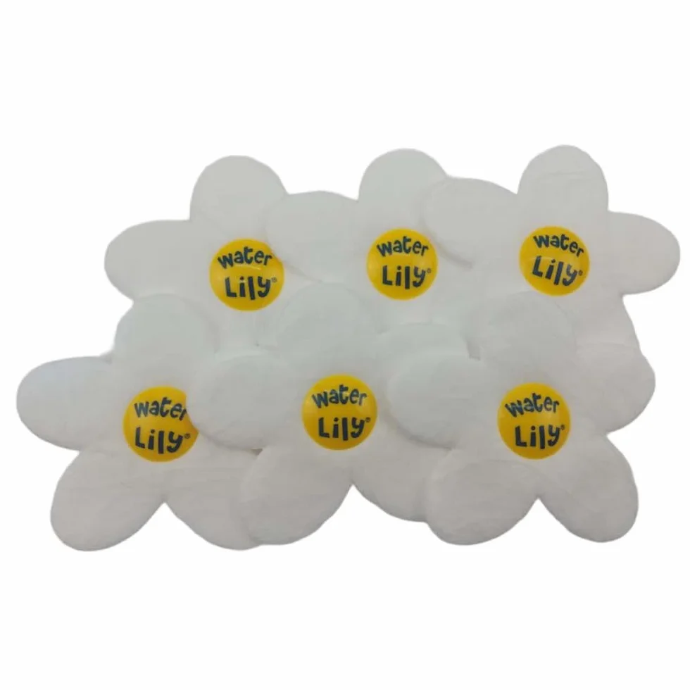 Lot de 18 fleurs absorbantes Water Lily pour piscine, jacuzzi & spa