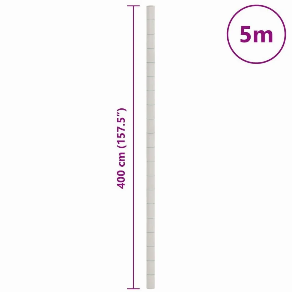 Membrane Anti-Mauvaises Herbes Blanche 4x5 m PP géotextile perméable à l'eau et à l'air pour Jardin terrasse allée pelouse stabilisation Drainage