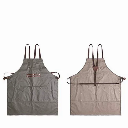 tablier Tabliers Tabliers de travail Tabliers multi-poches en toile imperméable coiffeur de charpentier Tabliers résistants à l'usure Barterner jardinier Unisexe
