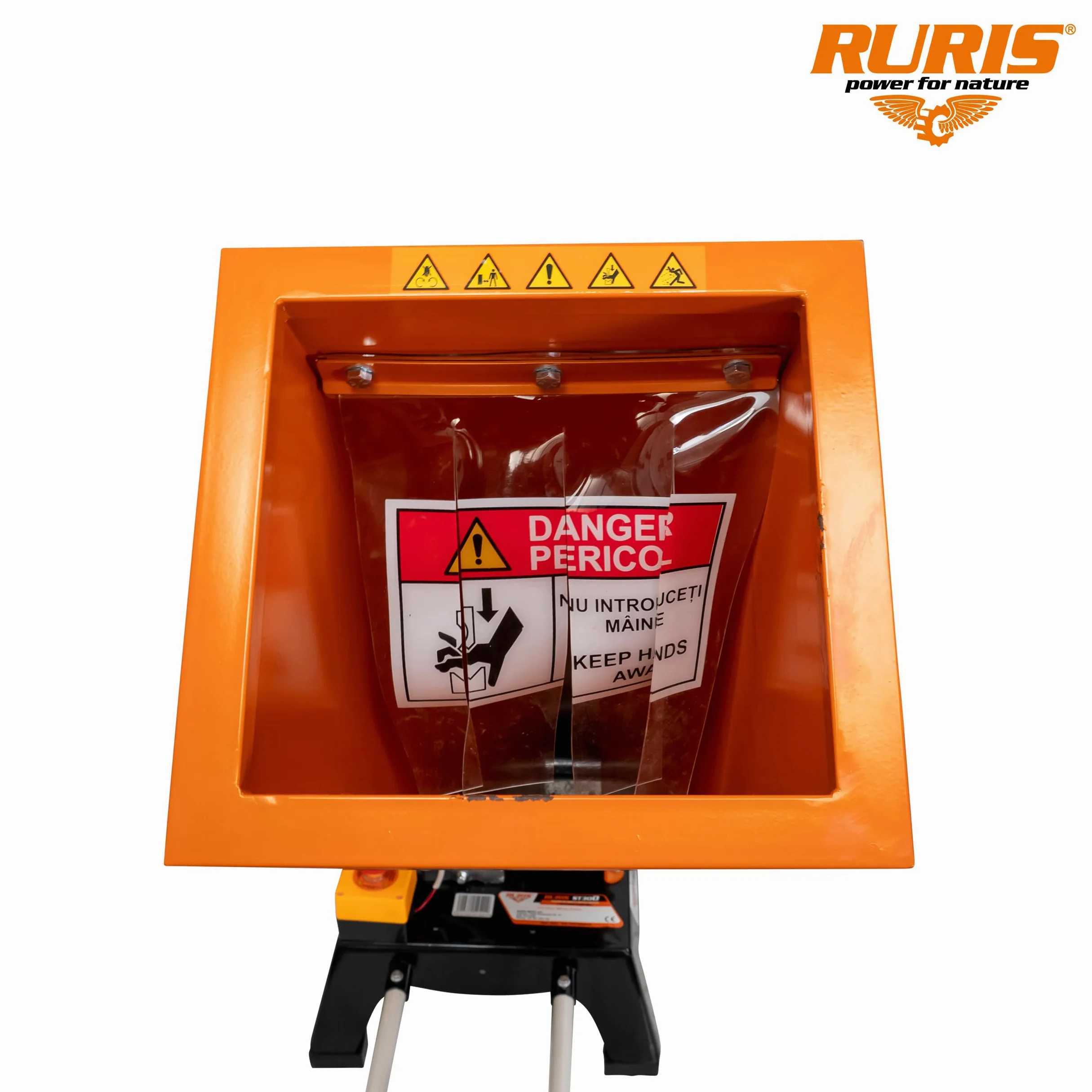 RURIS POWER FOR NATURE Broyeur Vegetaux Thermique de Jardin ST300, 7 CV, 3600 tours/min, Diamètre de Là Branche 60mm | Broie jusqu'à 1000 kg/h de bois vert grâce à son moteur thermique 7 CV