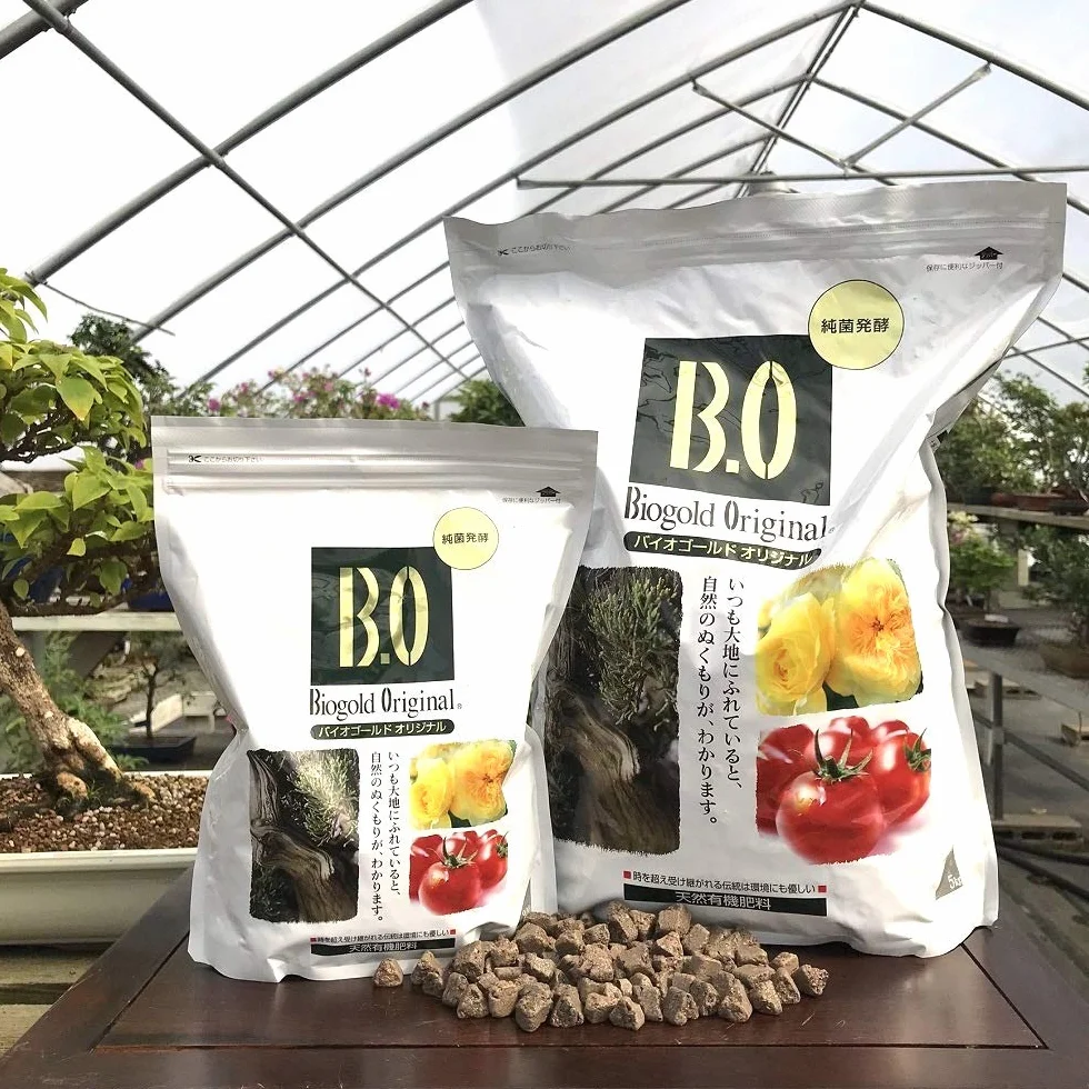 Engrais d'été granulaire pour bonsaï Geosism & Nature Biogold Original Japonais NPK 4-5-4 5 kg