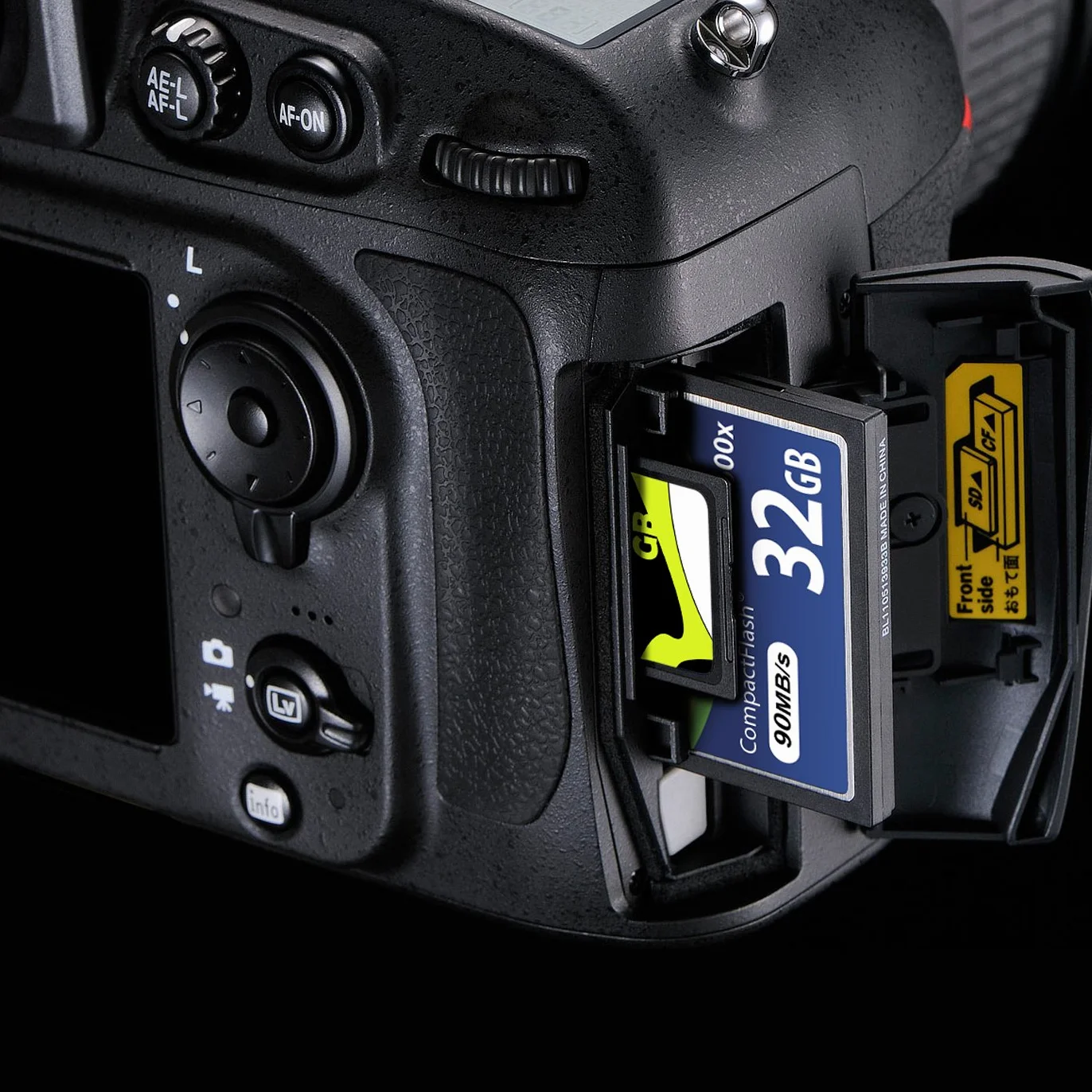 Carte Mémoire Compact Flash 32 Go 600x 90 Mo/s pour Canon EOS