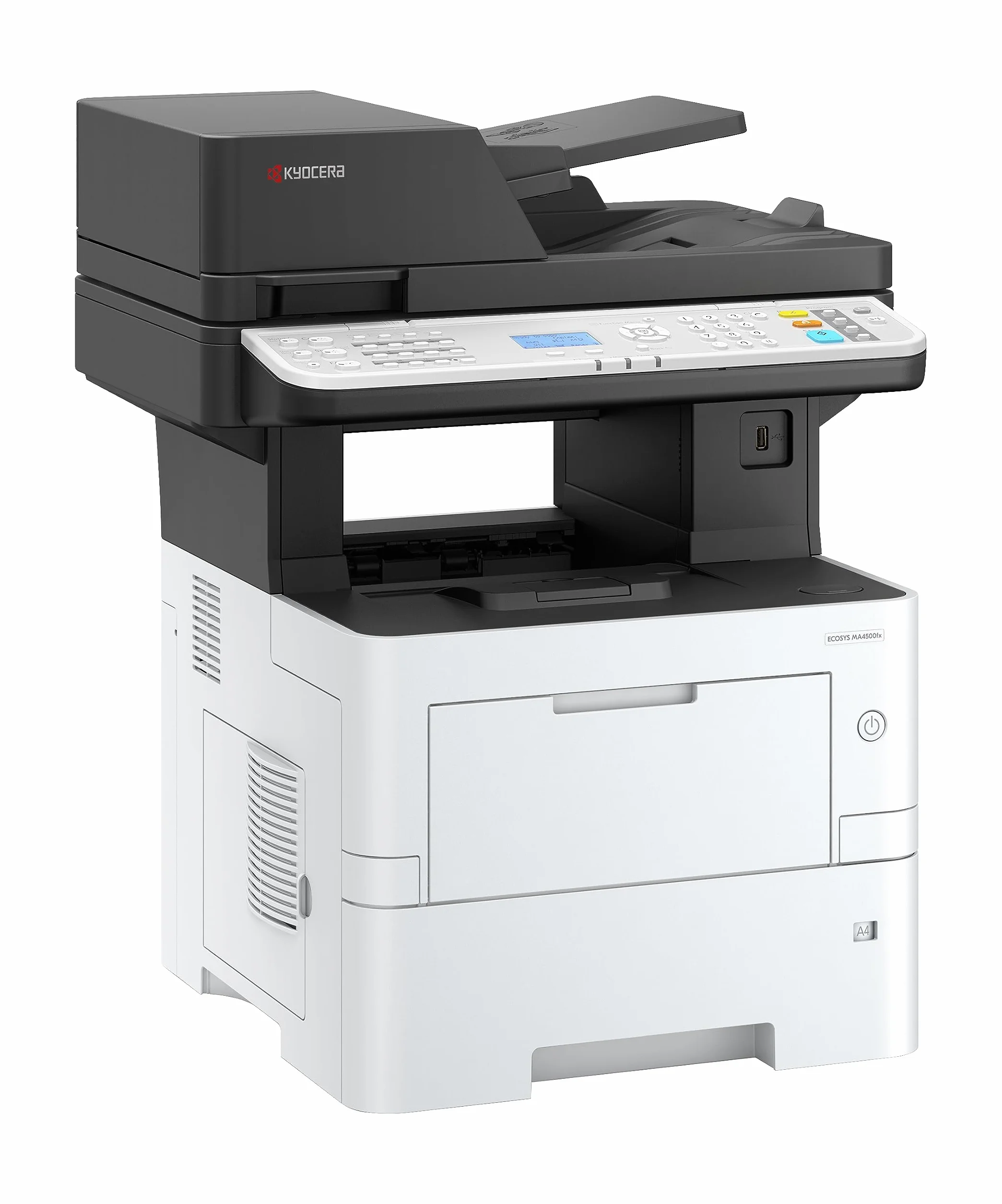 Kyocera Ecosys MA4500fx Imprimante Multifonction Noir et Blanc 45 ppm Scanner Photocopieur Télécopieur Gigabit LAN