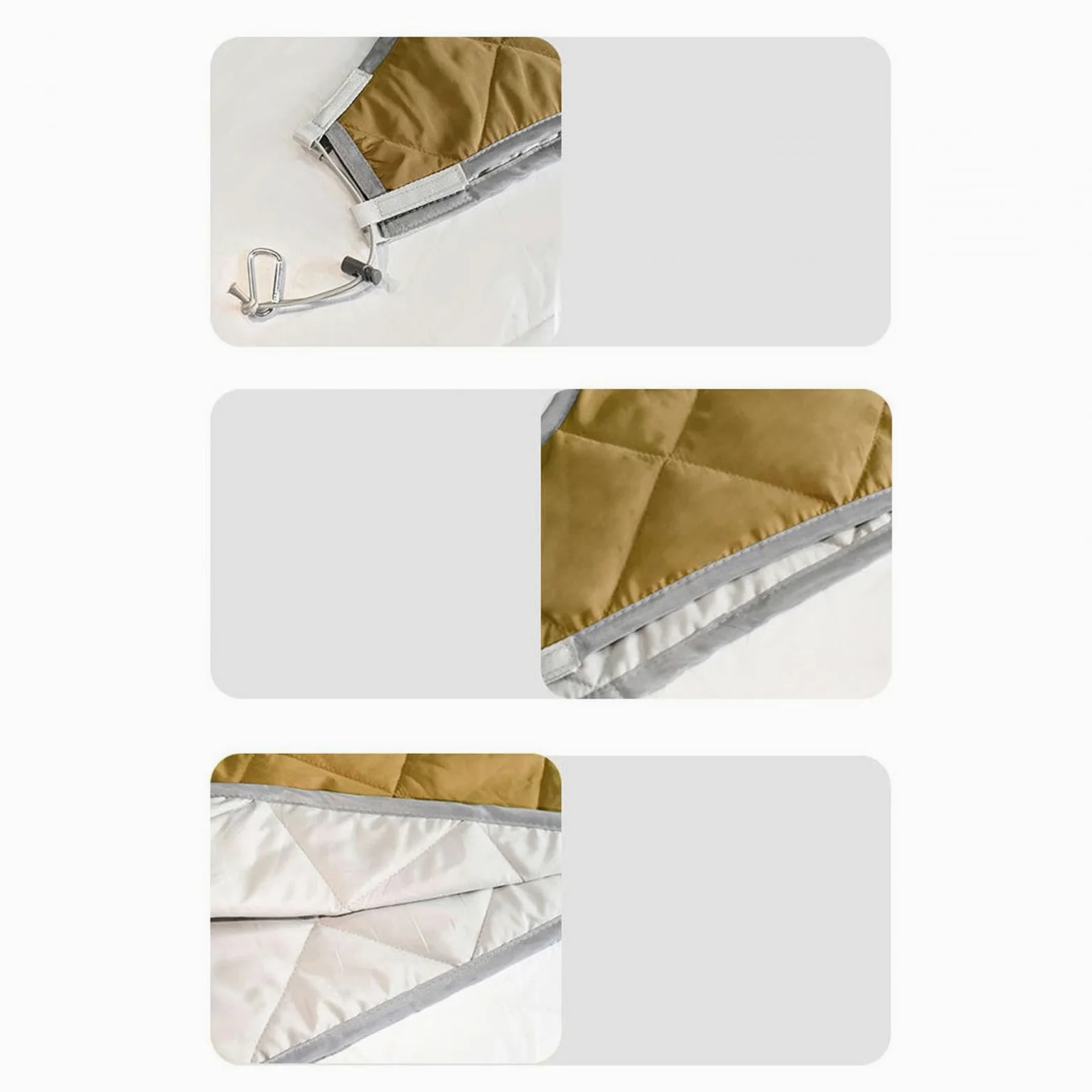 MERIGLARE Hamac de Camping Chaud, Portable, Coupe-Vent et épais, pour Une Personne, Idéal pour Le Camping, La Randonnée et Le Camping dans Le Jardin, Bleu