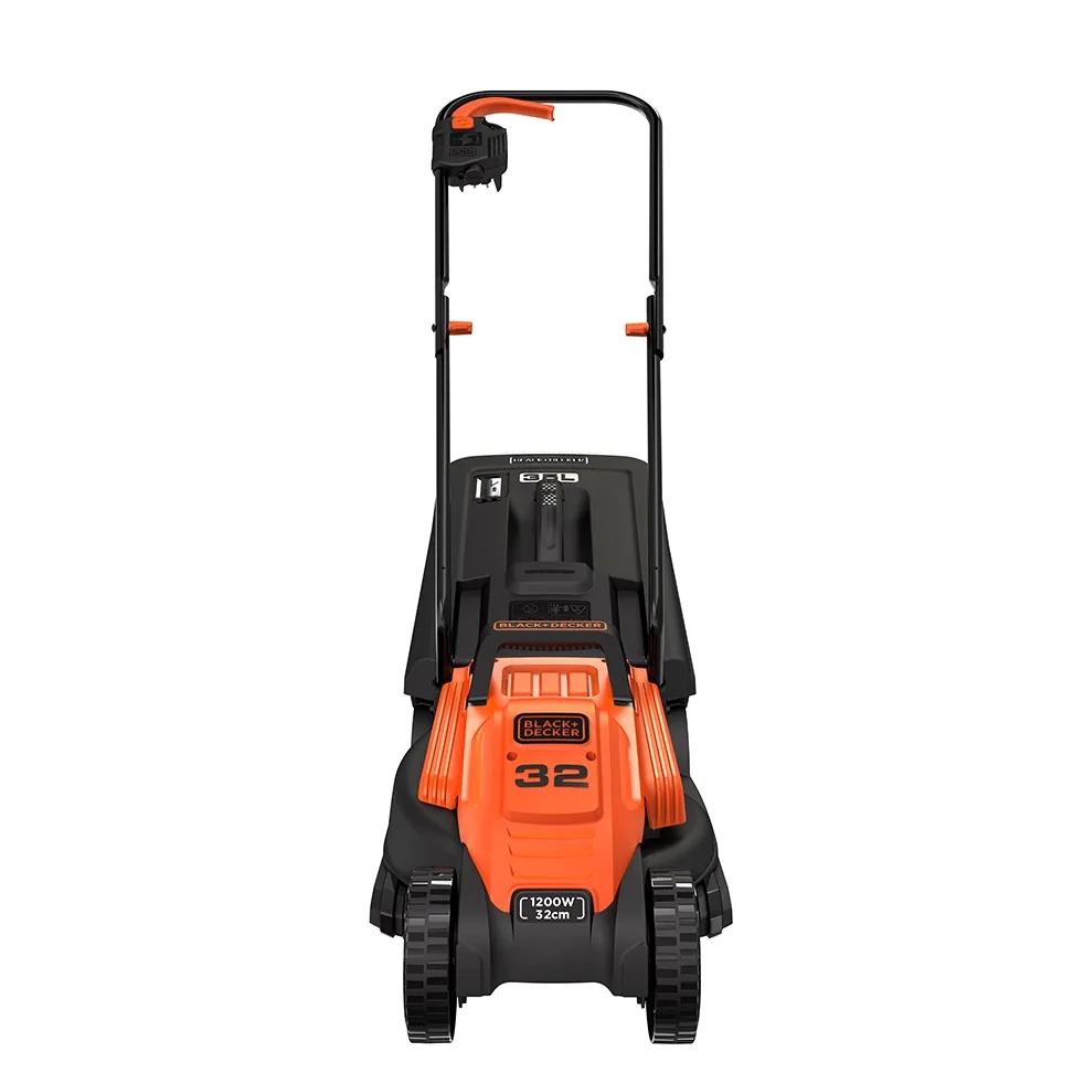 BLACK+DECKER BEMW451 Tondeuse à Gazon Poussée Électrique à fil 1200 W Coupe 32 cm