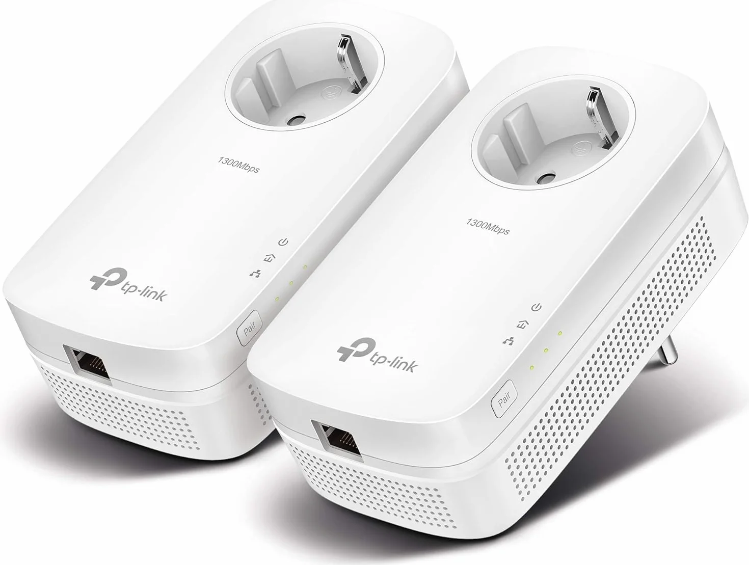 TP-Link CPL AV1300 TL-PA8010P KIT 1300 Mbps 1 Port Gigabit Prise Intégrée Pack de 2 Blanc