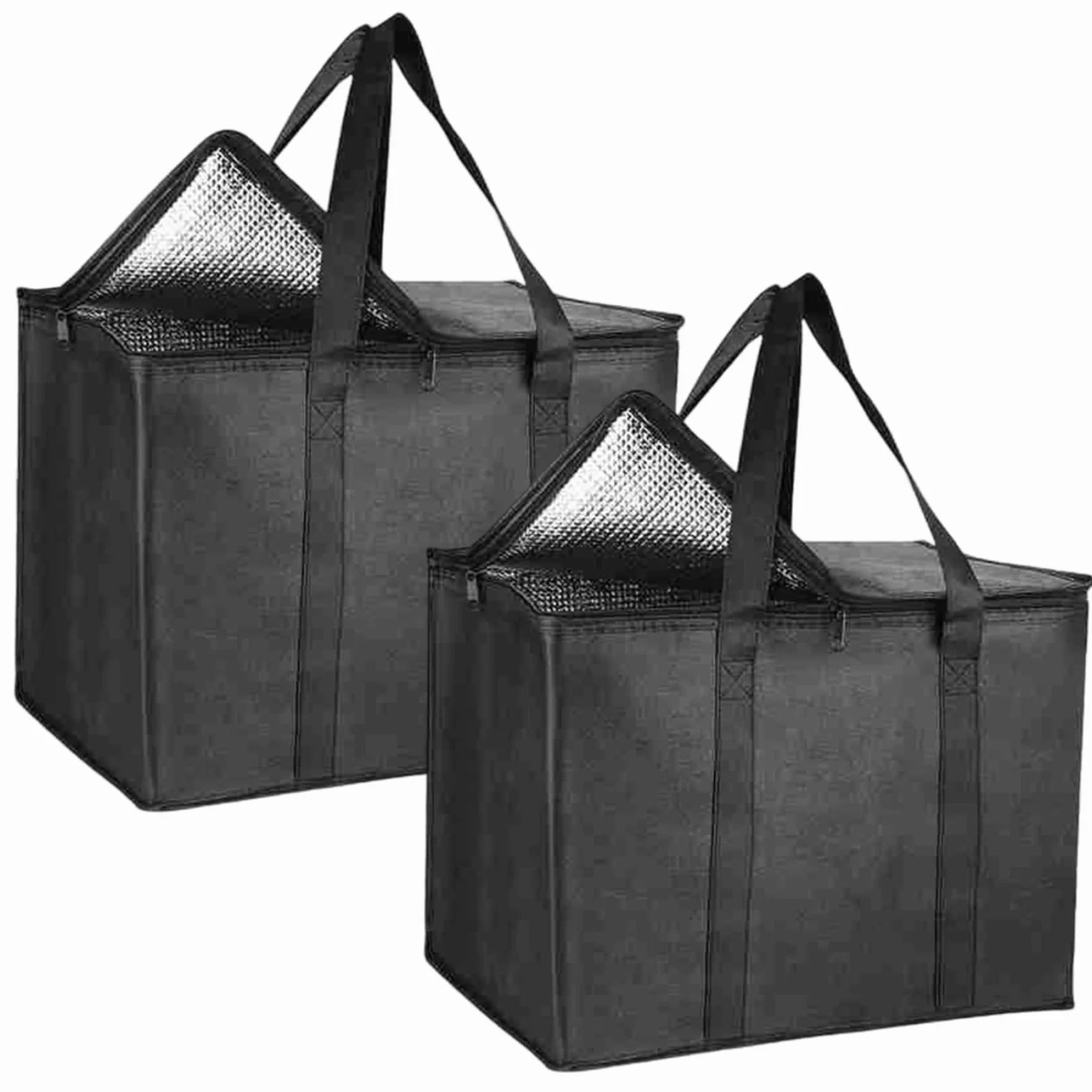 Sac de rangement à granulés en bois 2pcs étanche avec poignée pour barbecue