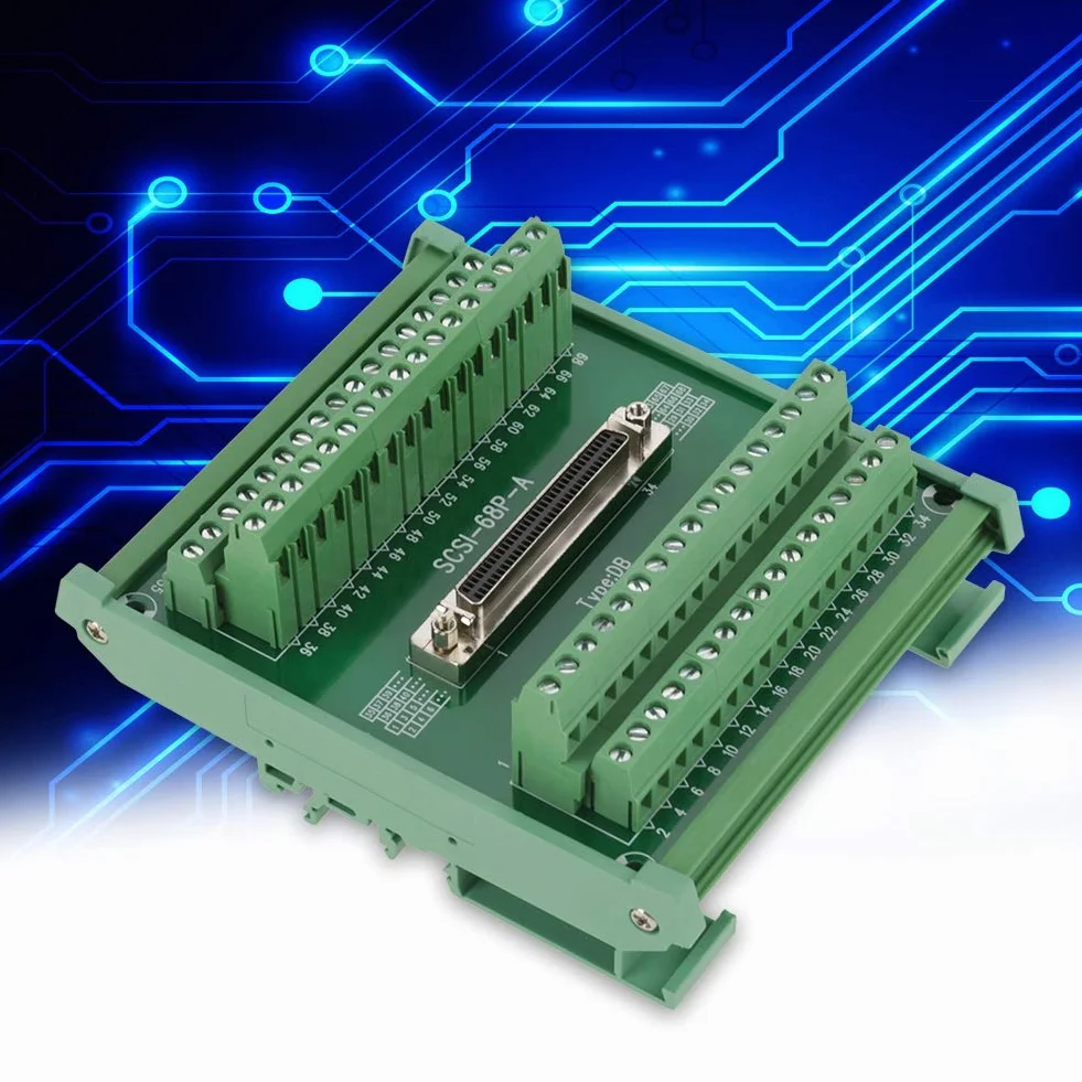 Module d'interface DB68 broches Connecteur femelle pour carte de dérivation