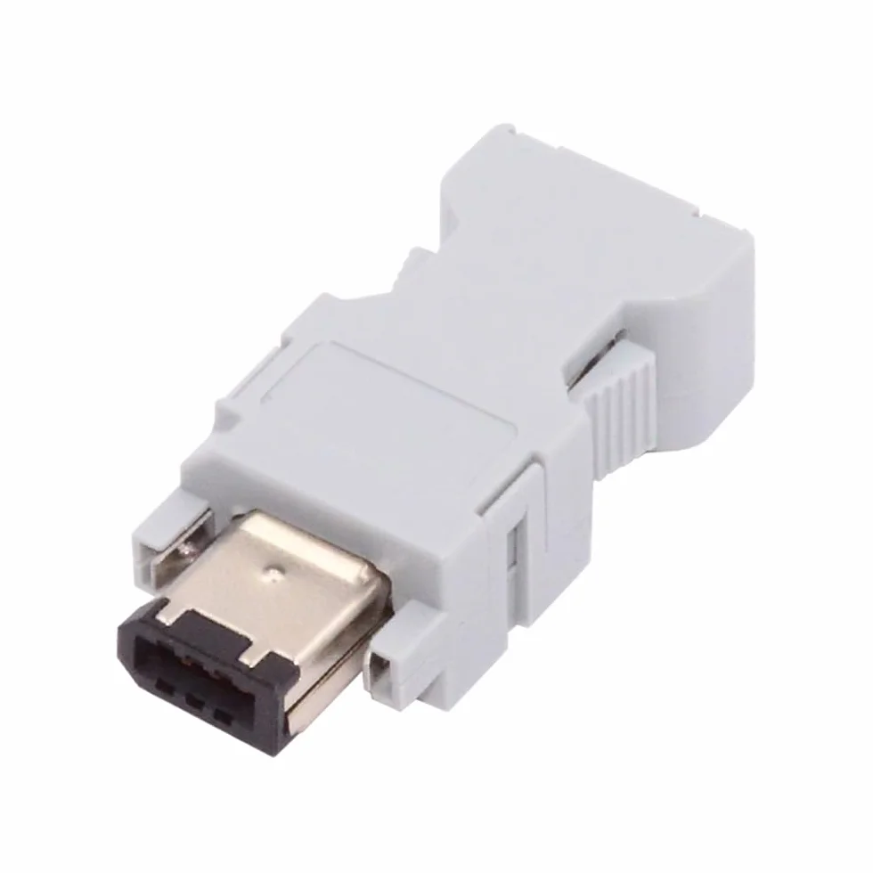 FireWire IEEE 1394 Connecteur CN3 6 broches SM-6P I/O compatible Yaskawa Panasonic Servo